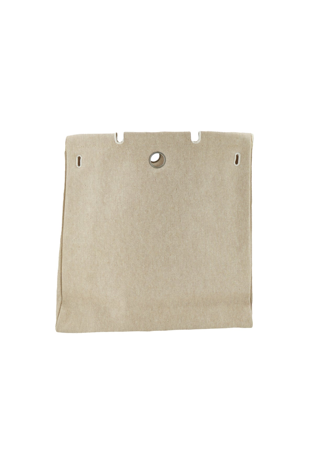 Hermès cream canvas Herbag with extra shell