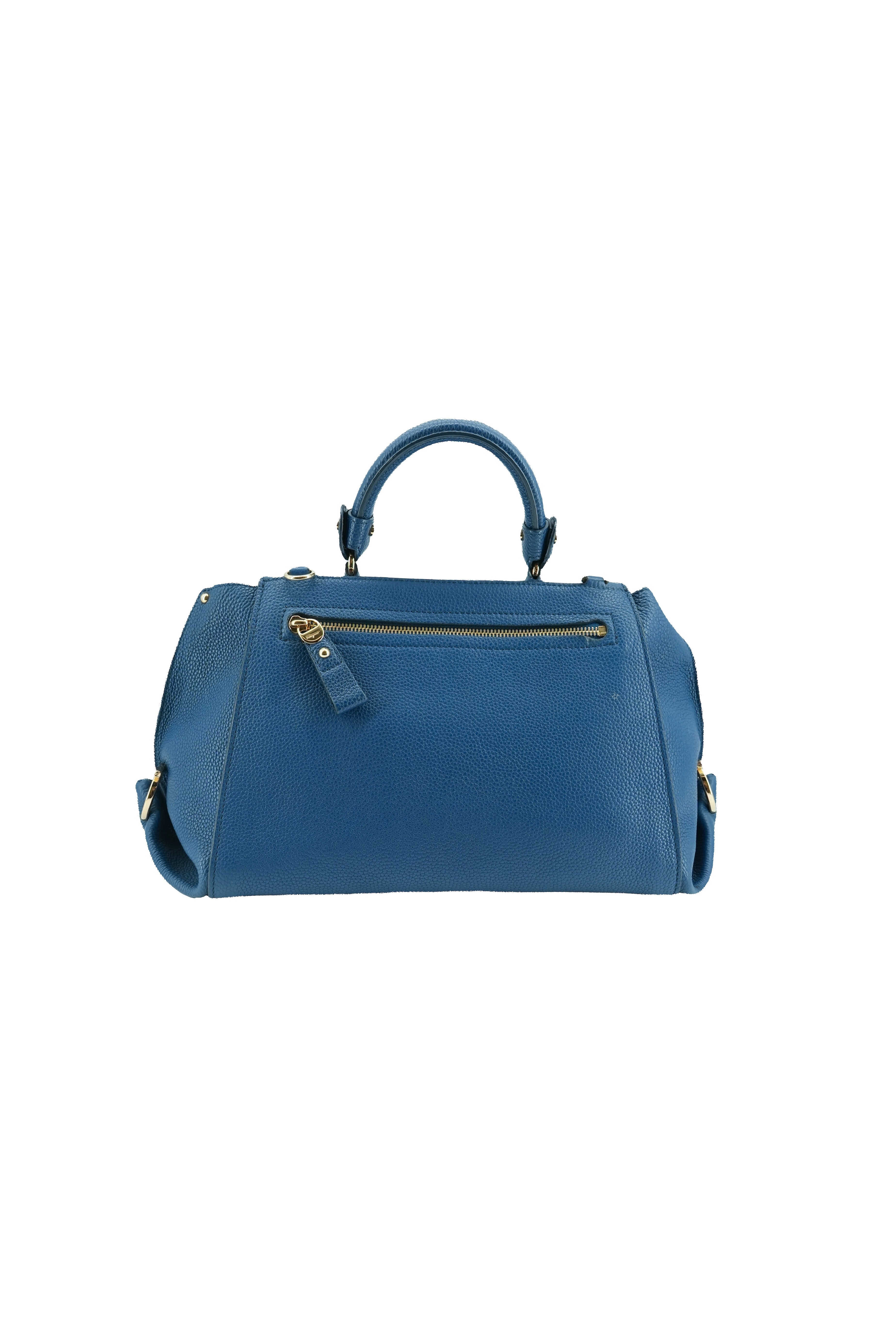 Salvatore Ferragamo blue small Sofia satchel BW-21 F606