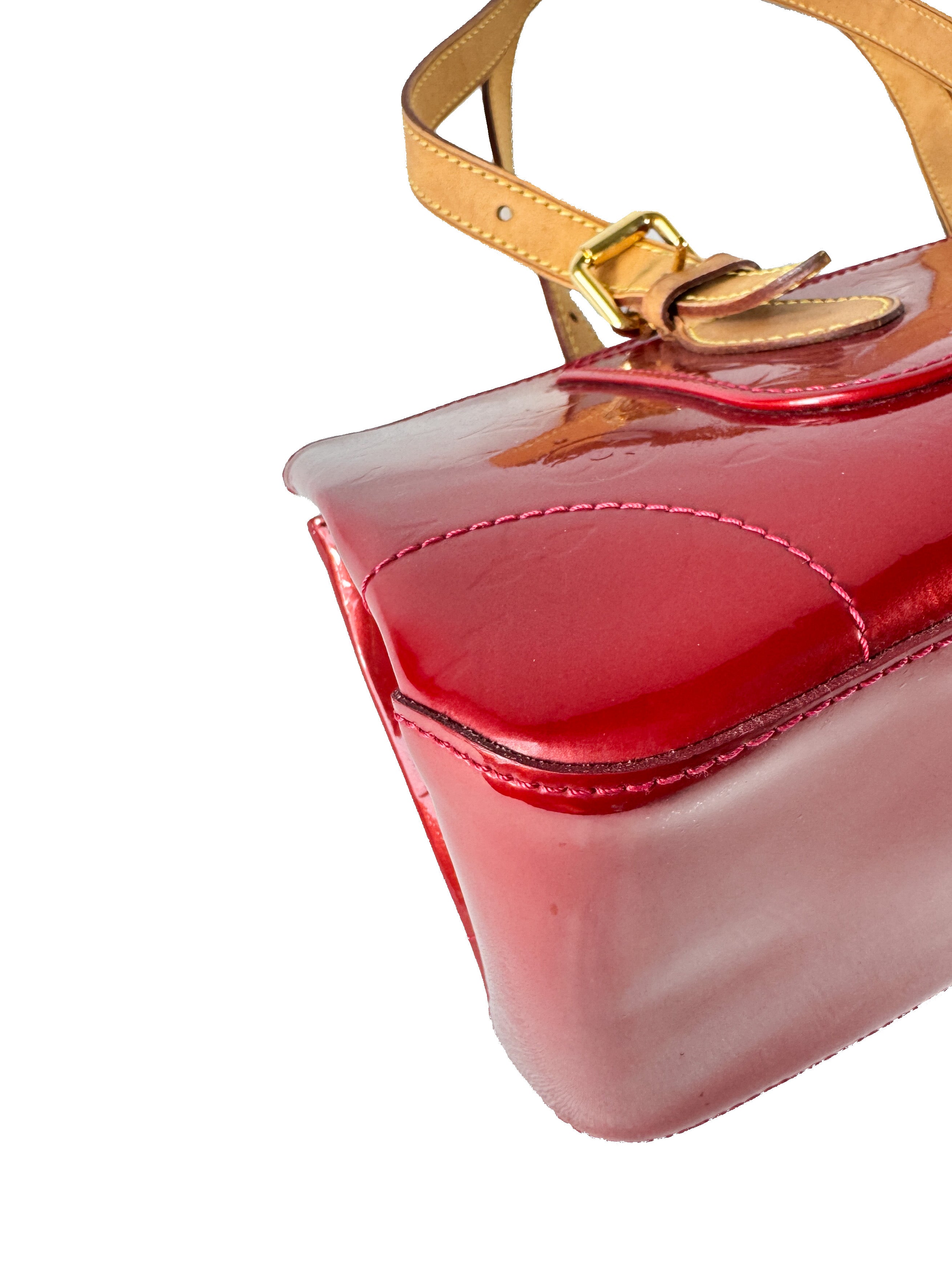 Louis Vuitton vernis Pomme d'Armour rosewood ave FL2029