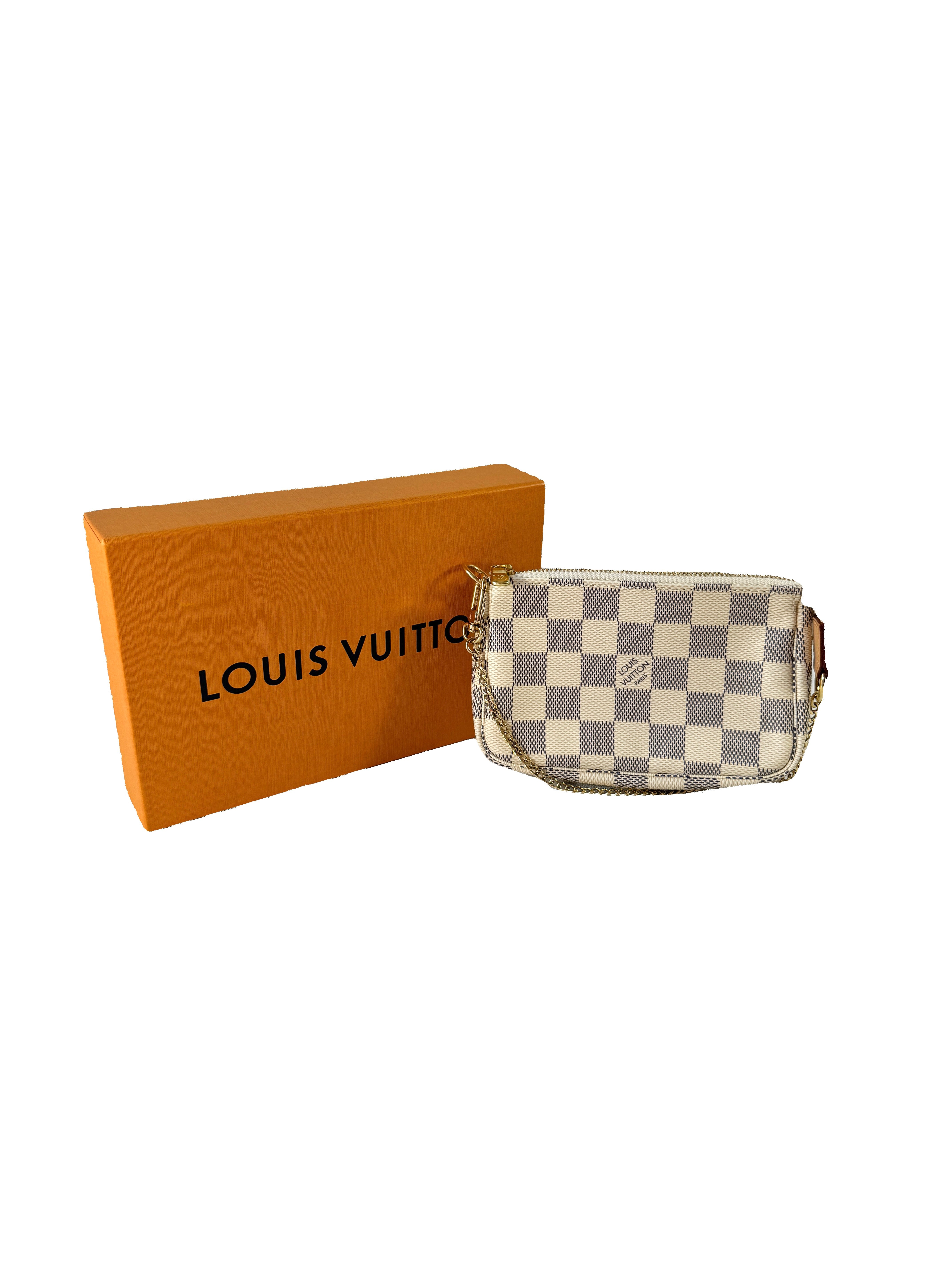 Louis Vuitton damier azur mini pochette accessories SF0168