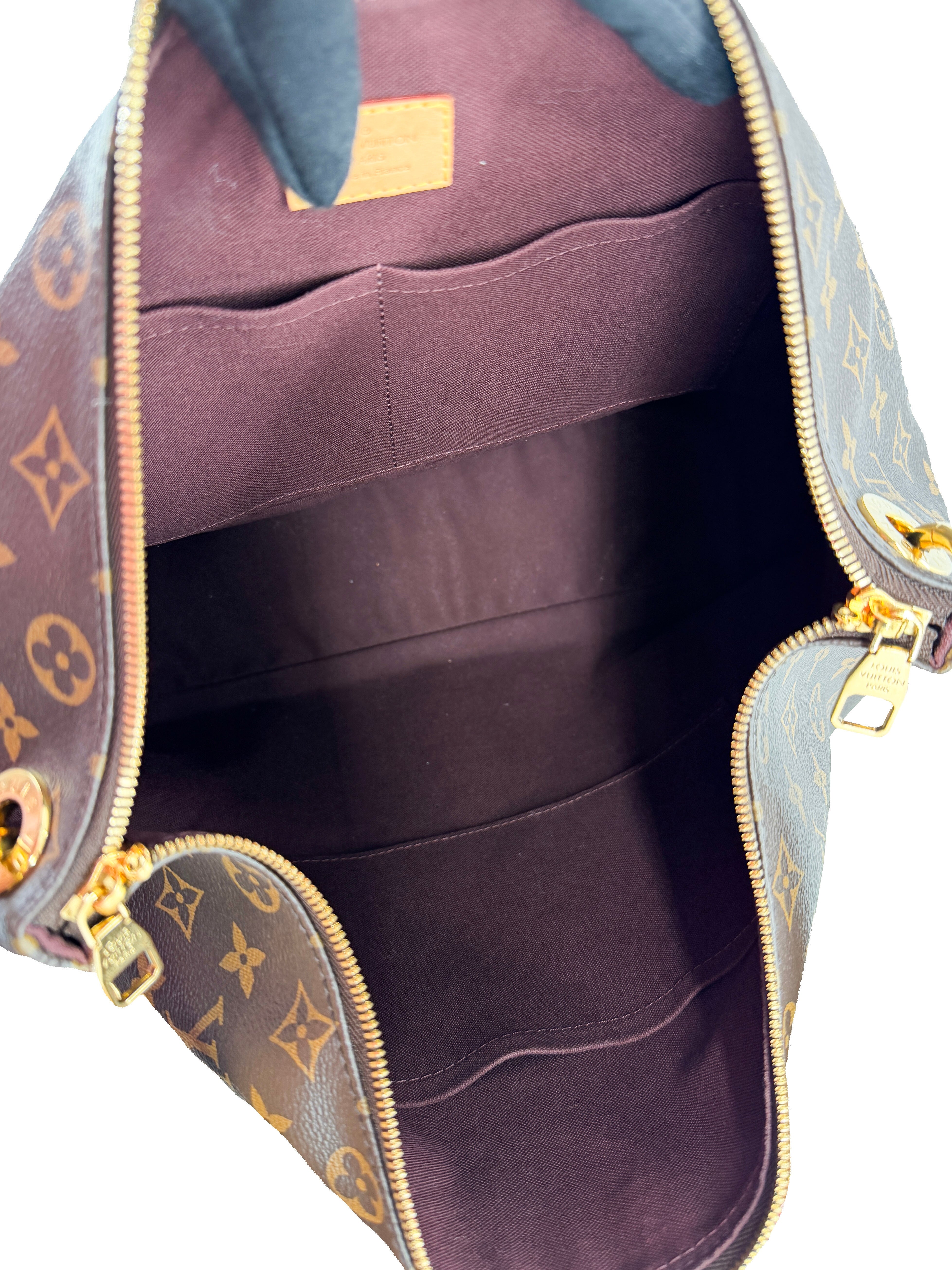 Louis Vuitton Berri MM Monogram Canvas Shoulder Bag DU1176