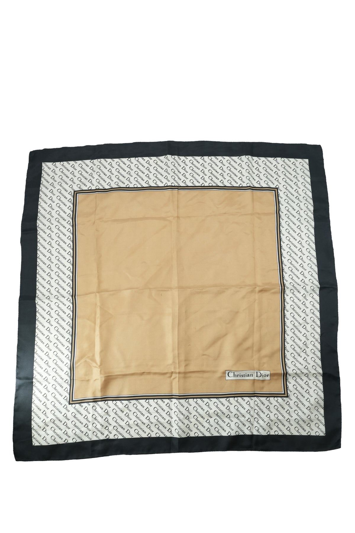 Christian Dior vintage multicolor silk scarf