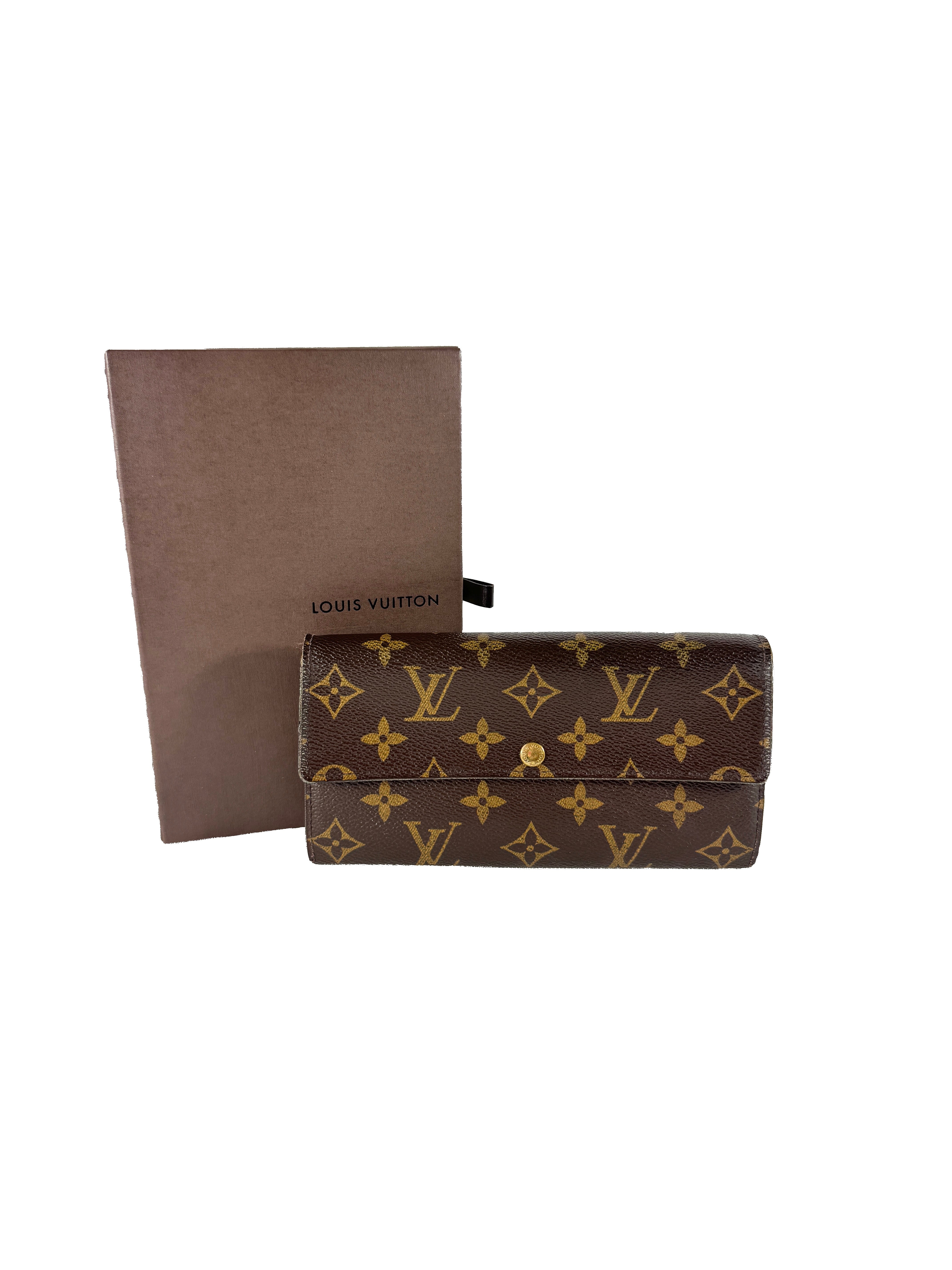 Louis Vuitton monogram Sarah wallet CA0066