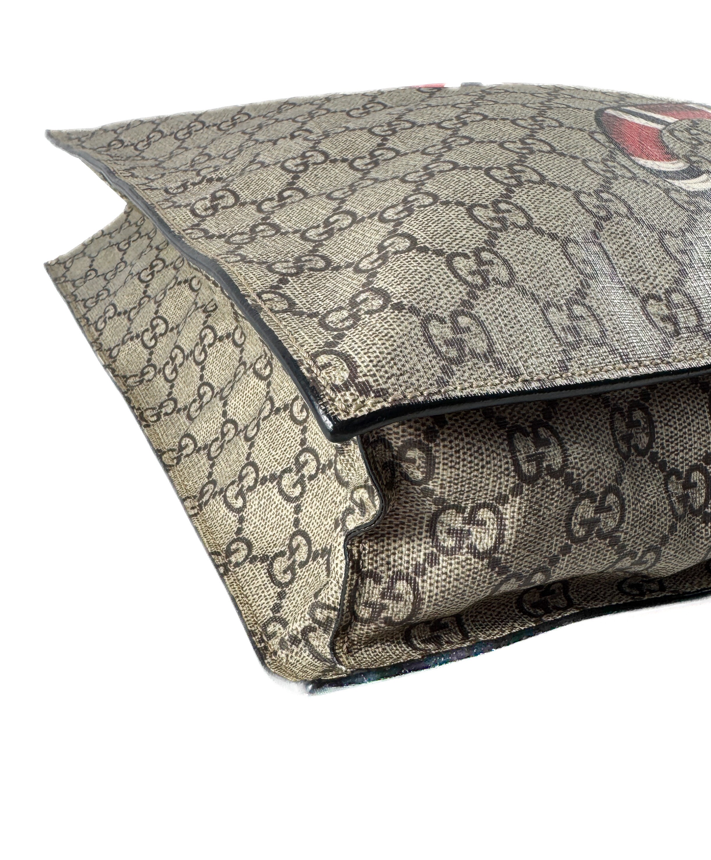 Gucci GG supreme king snake tote 467891