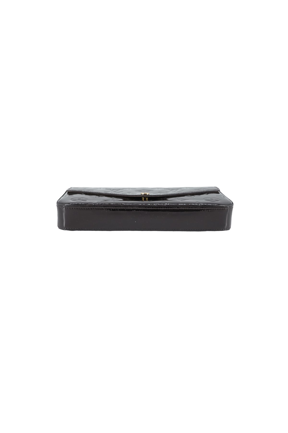 Louis Vuitton dark purple vernis Felicie Pochette TJ3148