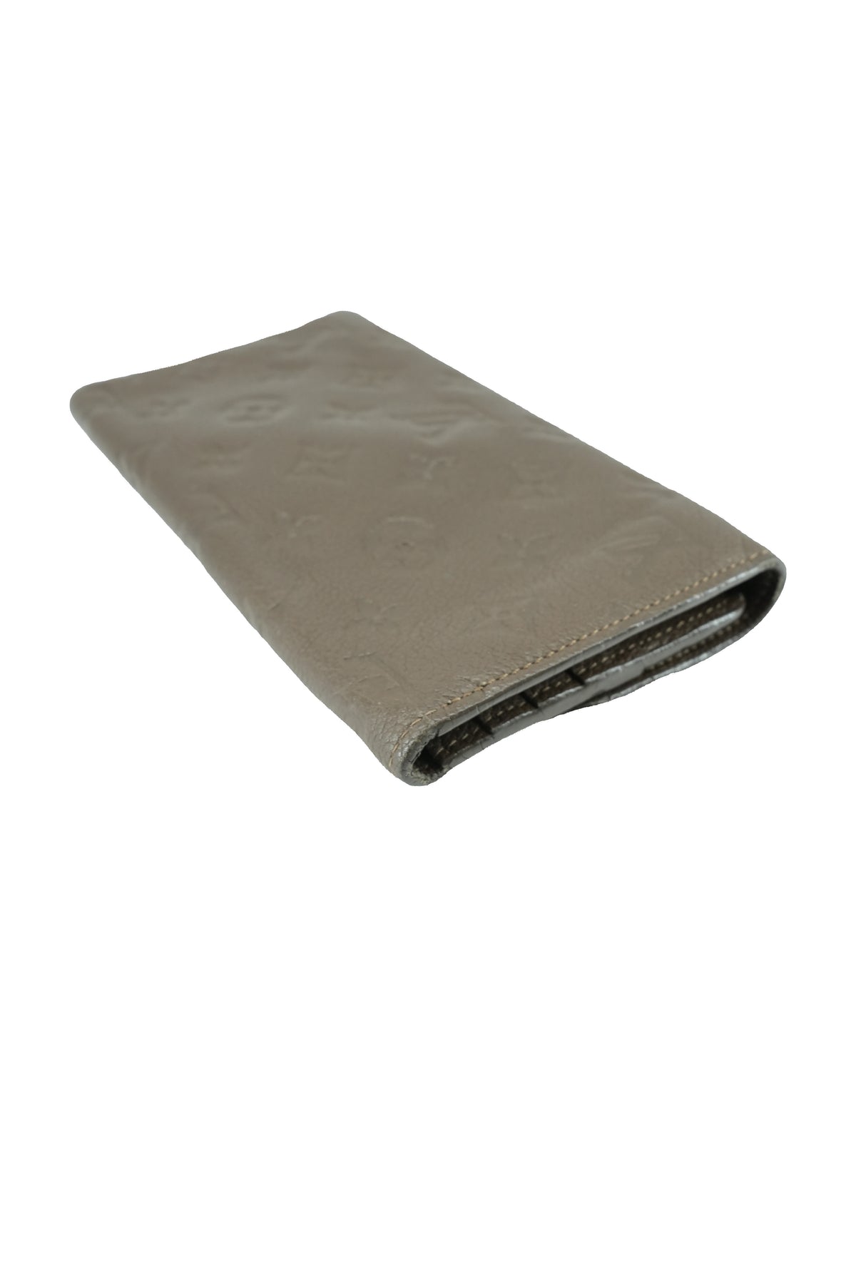 Louis Vuitton brown empreinte Portefeuille Virtuose long wallet CA1141