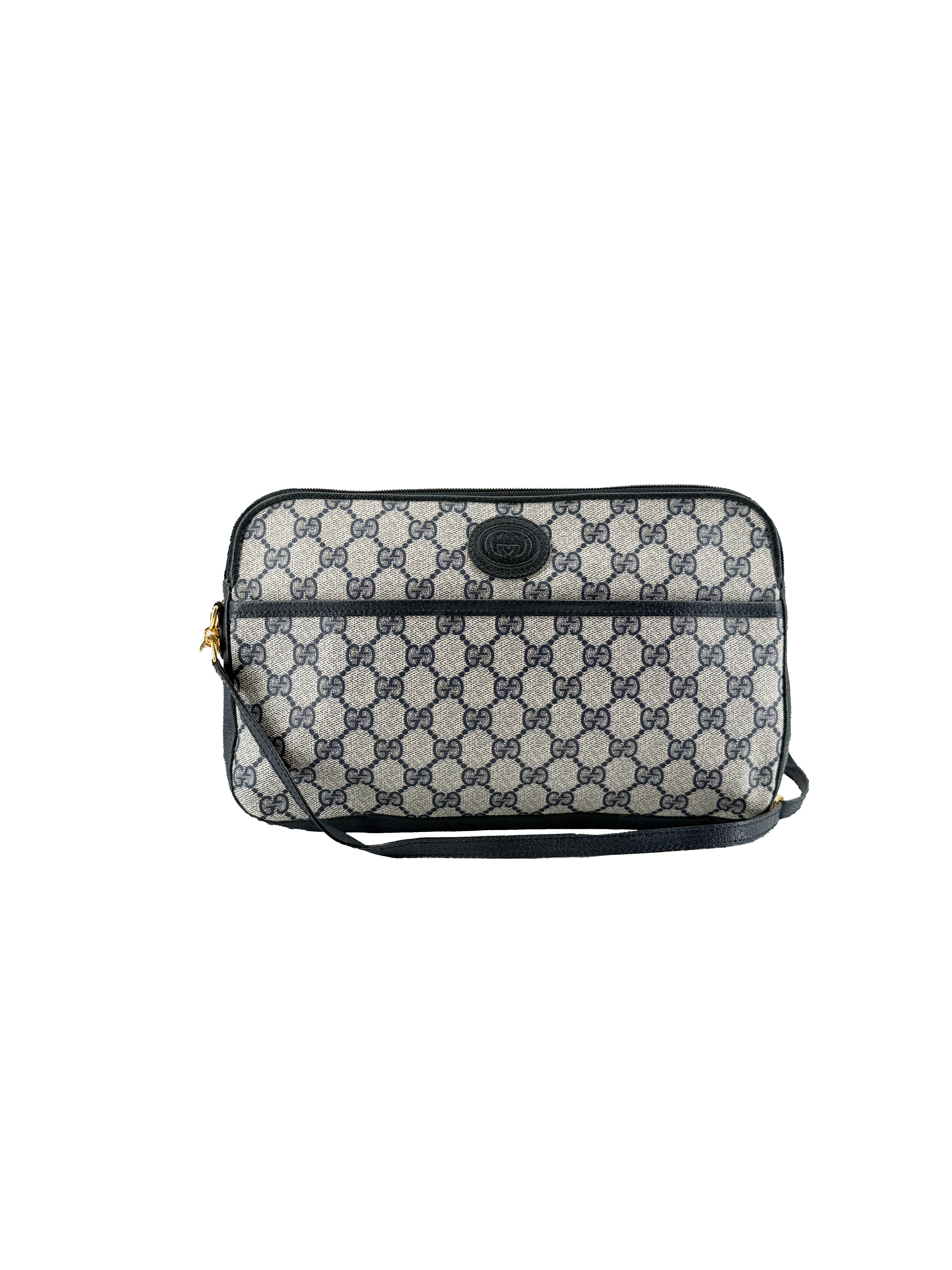 Gucci GG navy vintage crossbody 004-92-0230