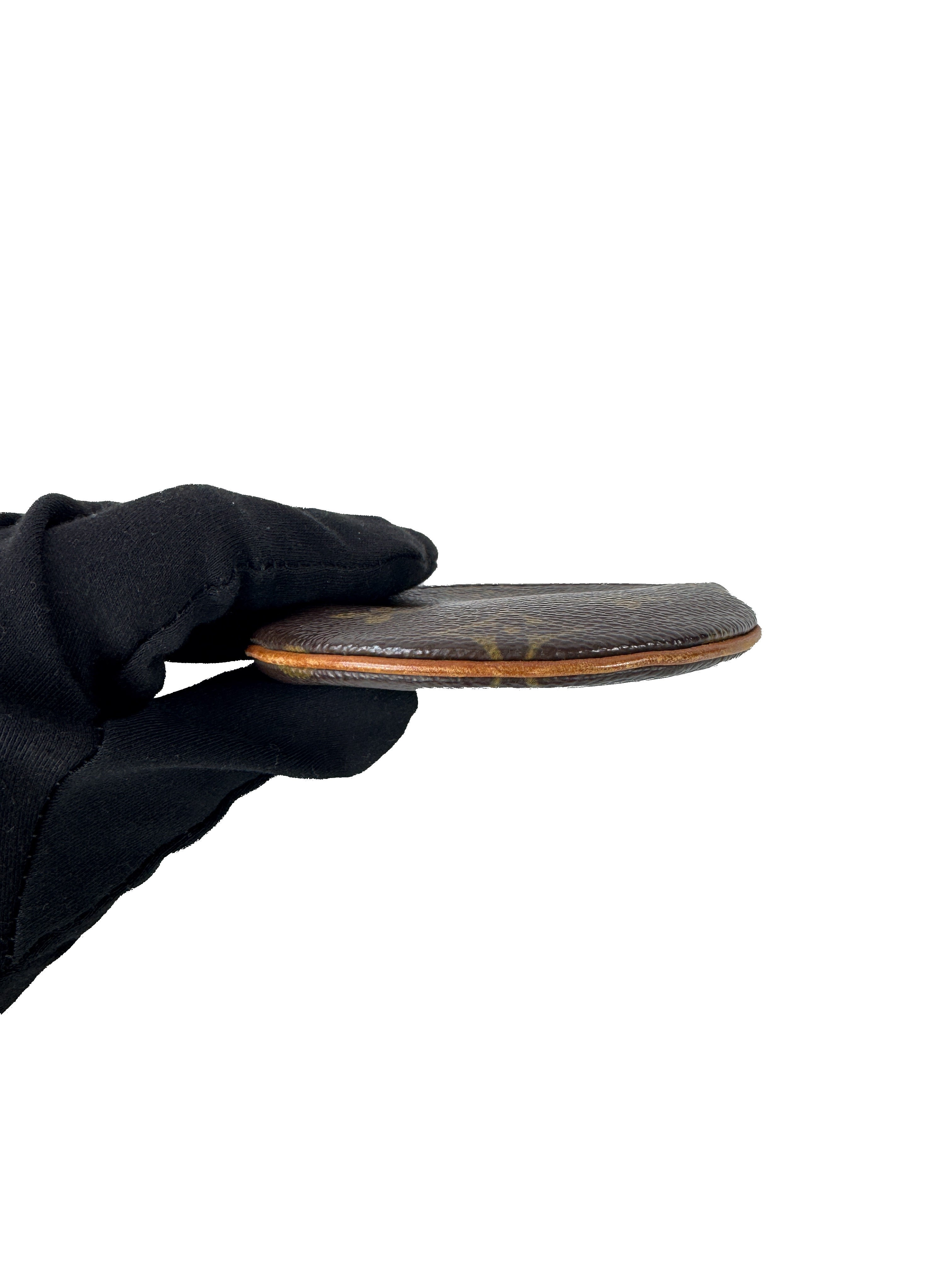 Louis Vuitton monogram round coin pouch CT0073