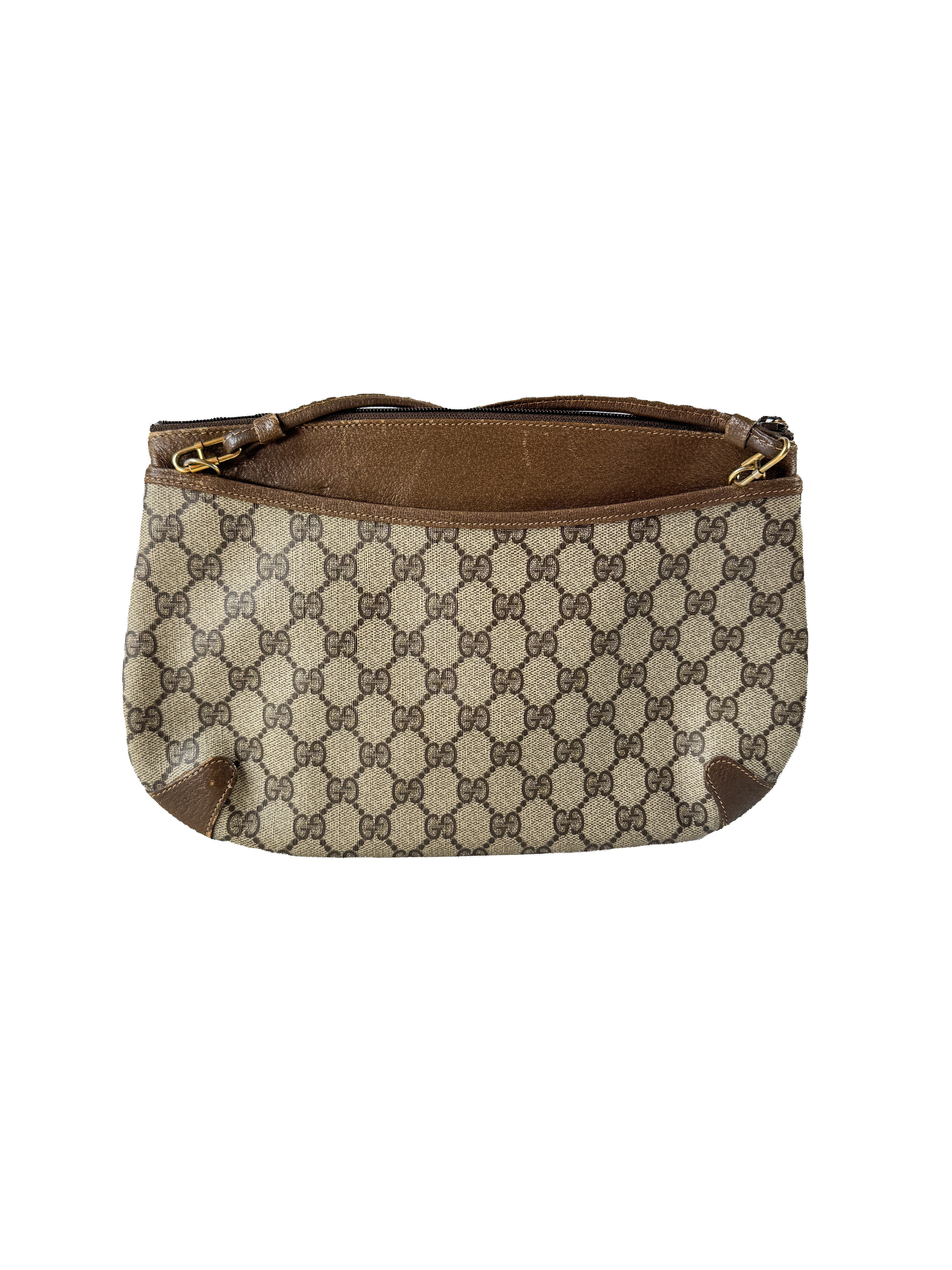 Gucci brown vintage Sherry line crossbody 90402026