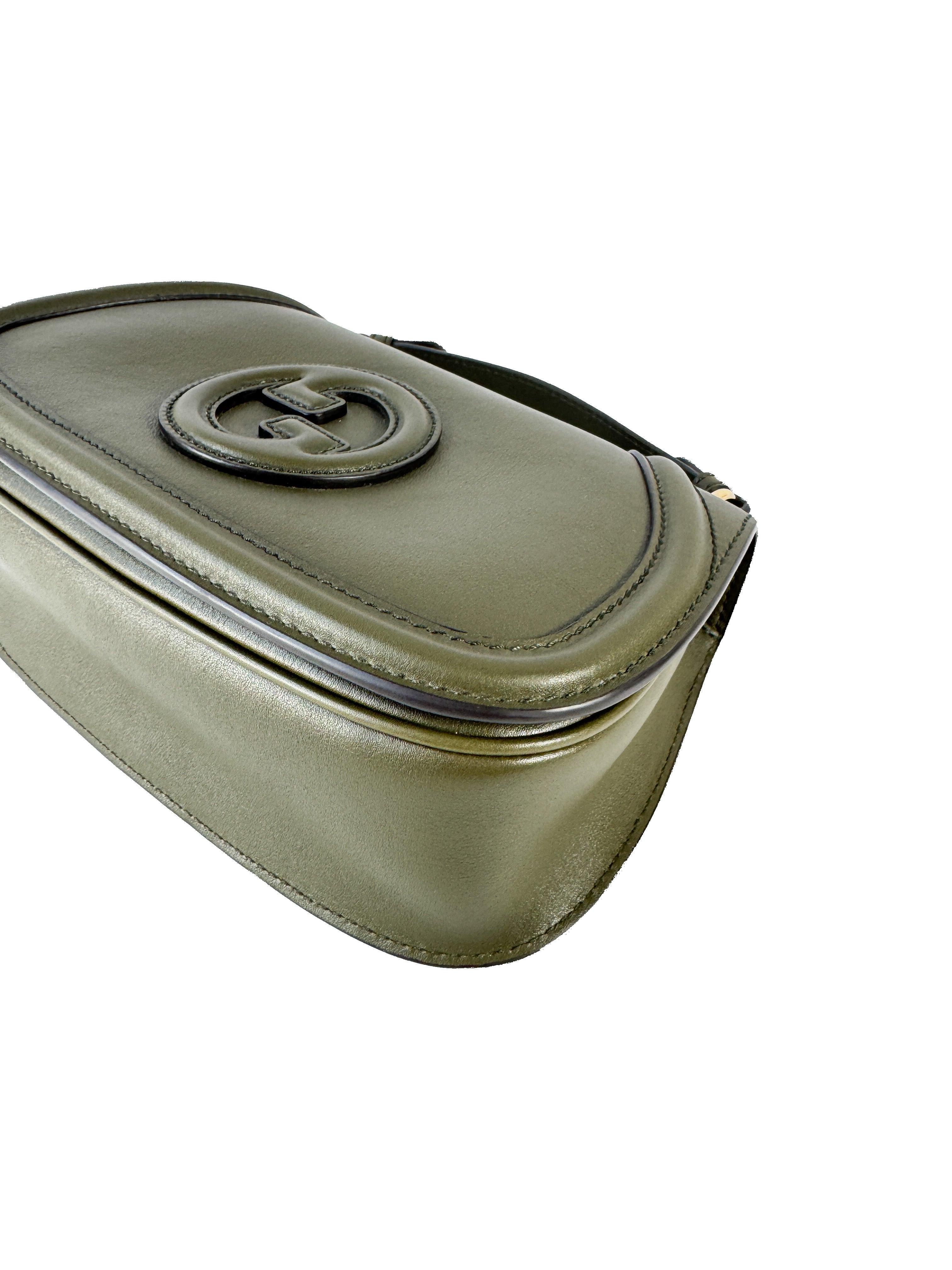 Gucci olive green Blondie medium 815714-520981