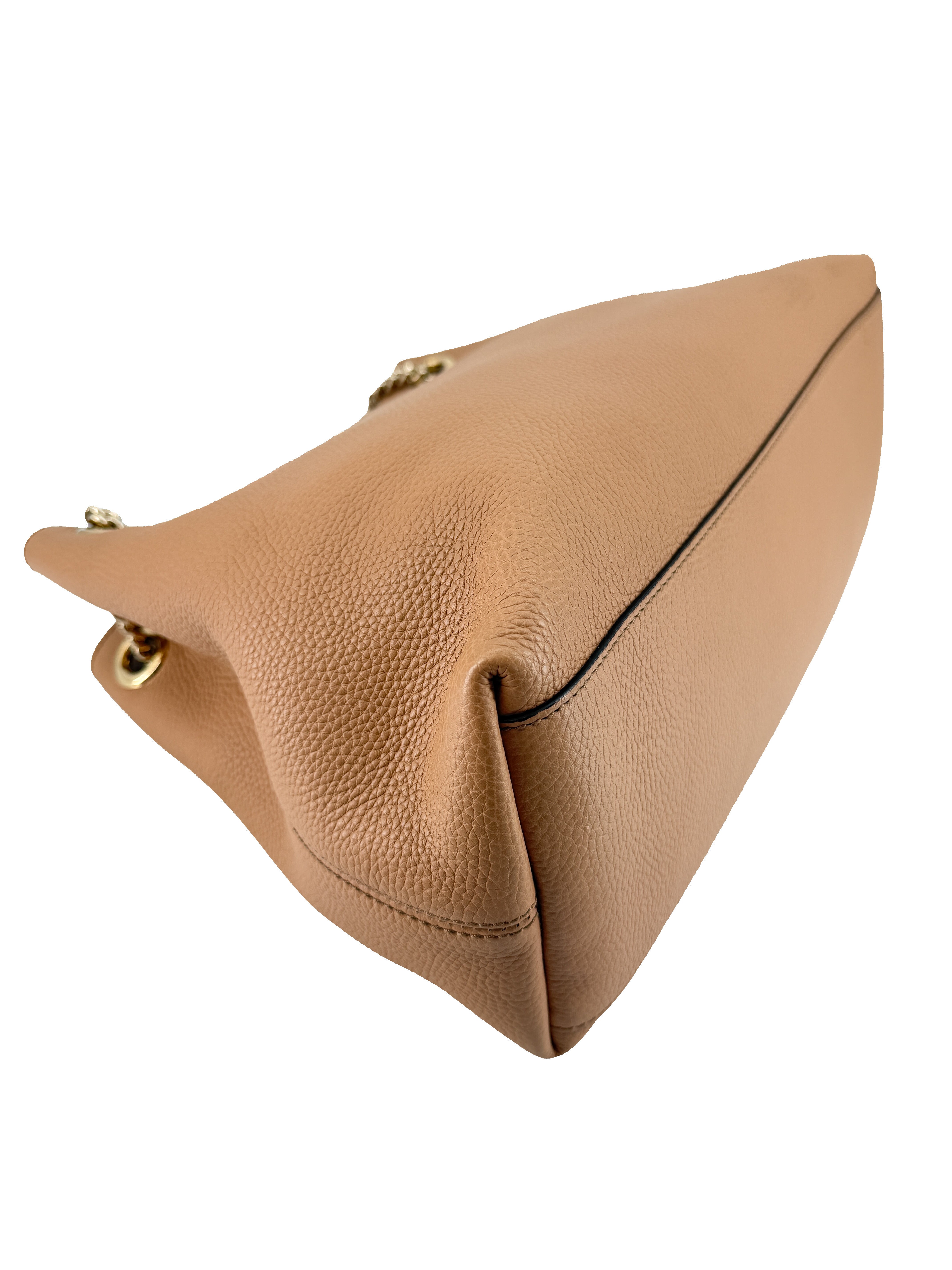 Gucci tan interlocking G Soho Chain shoulder bag 808982 520981