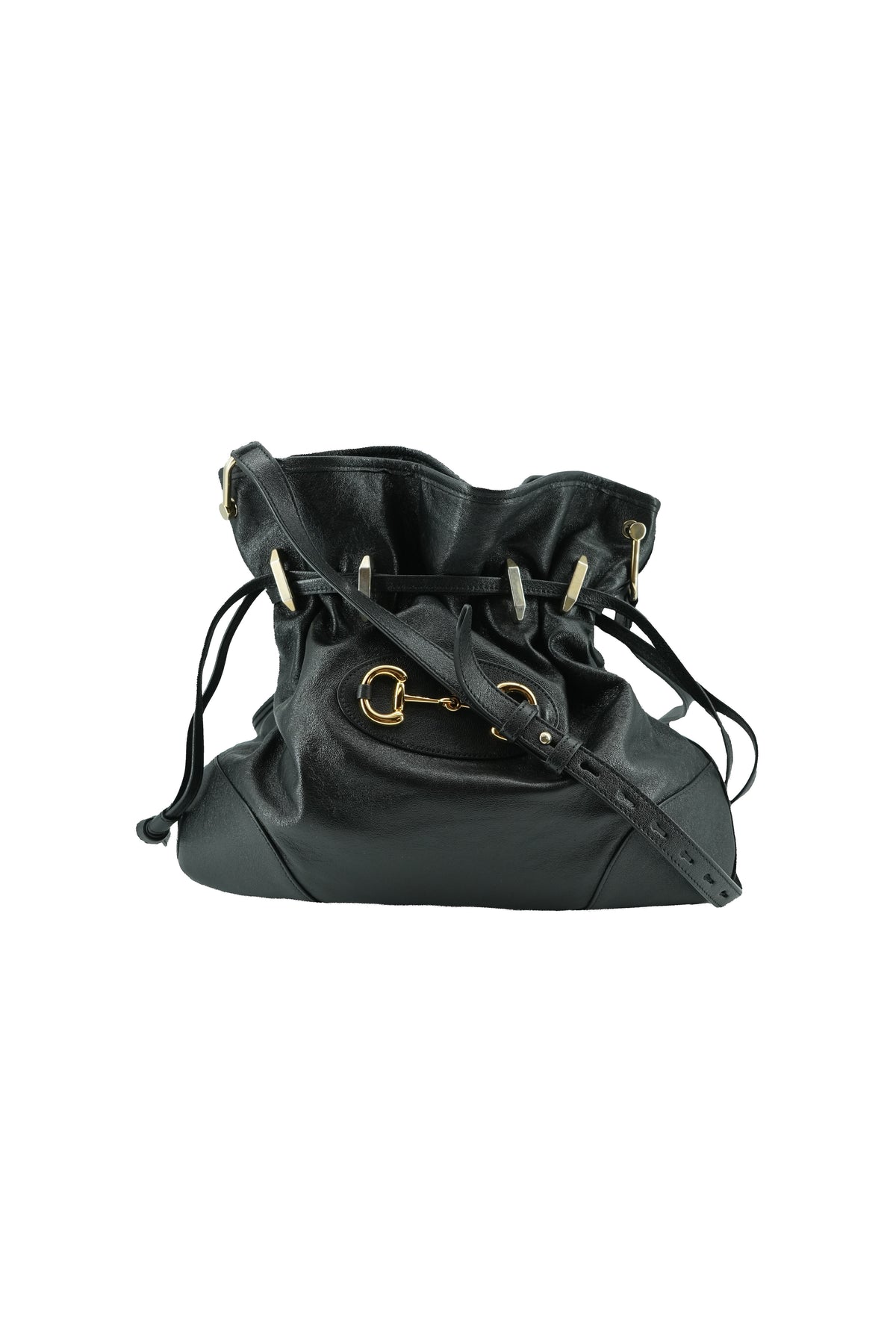 Gucci 1955 black horsebit crossbody 525040