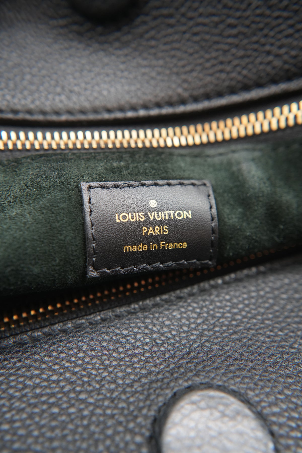 Louis Vuitton monogram black W tote PM TR0175