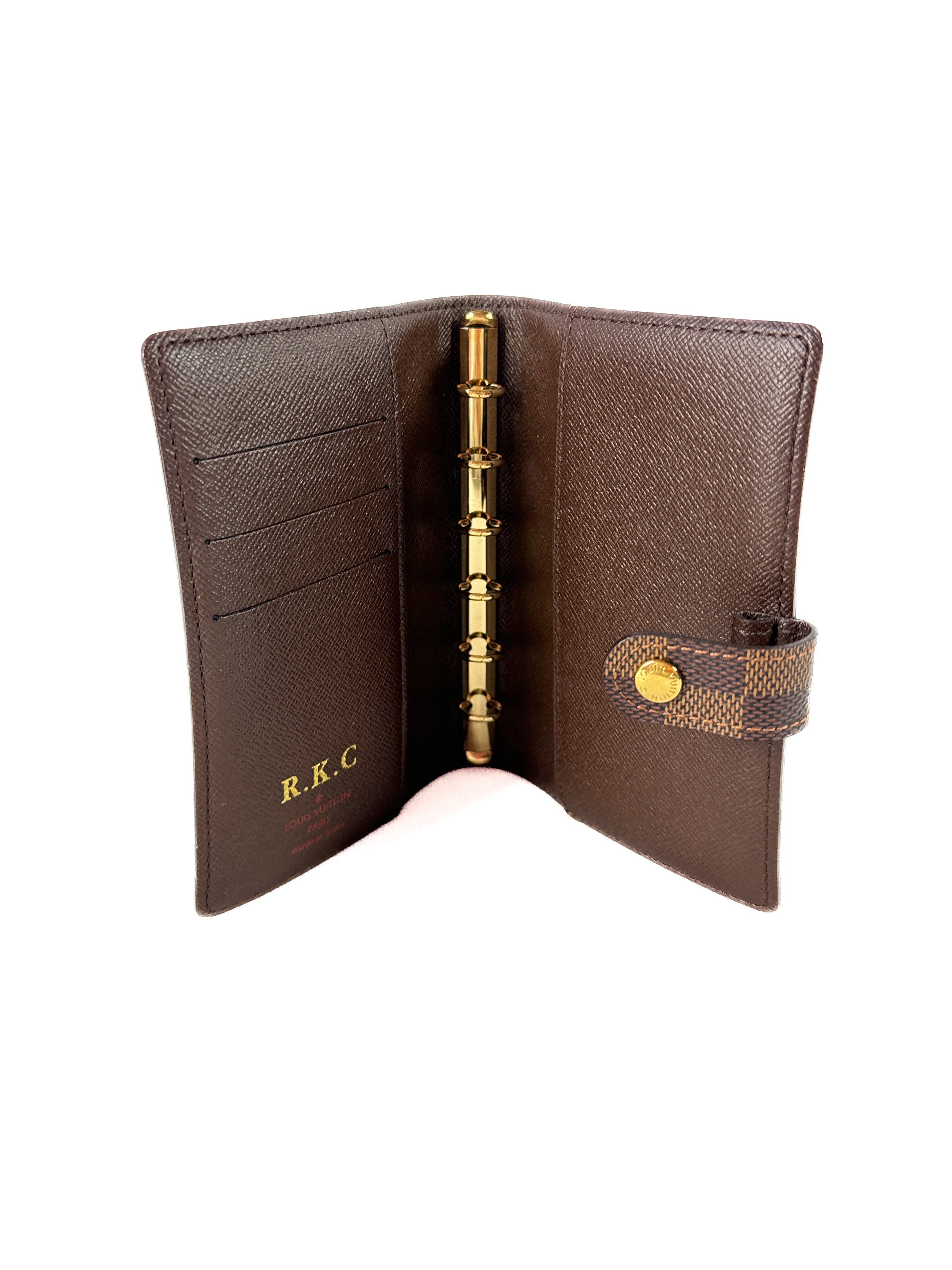 Louis Vuitton damier ebene agenda PM