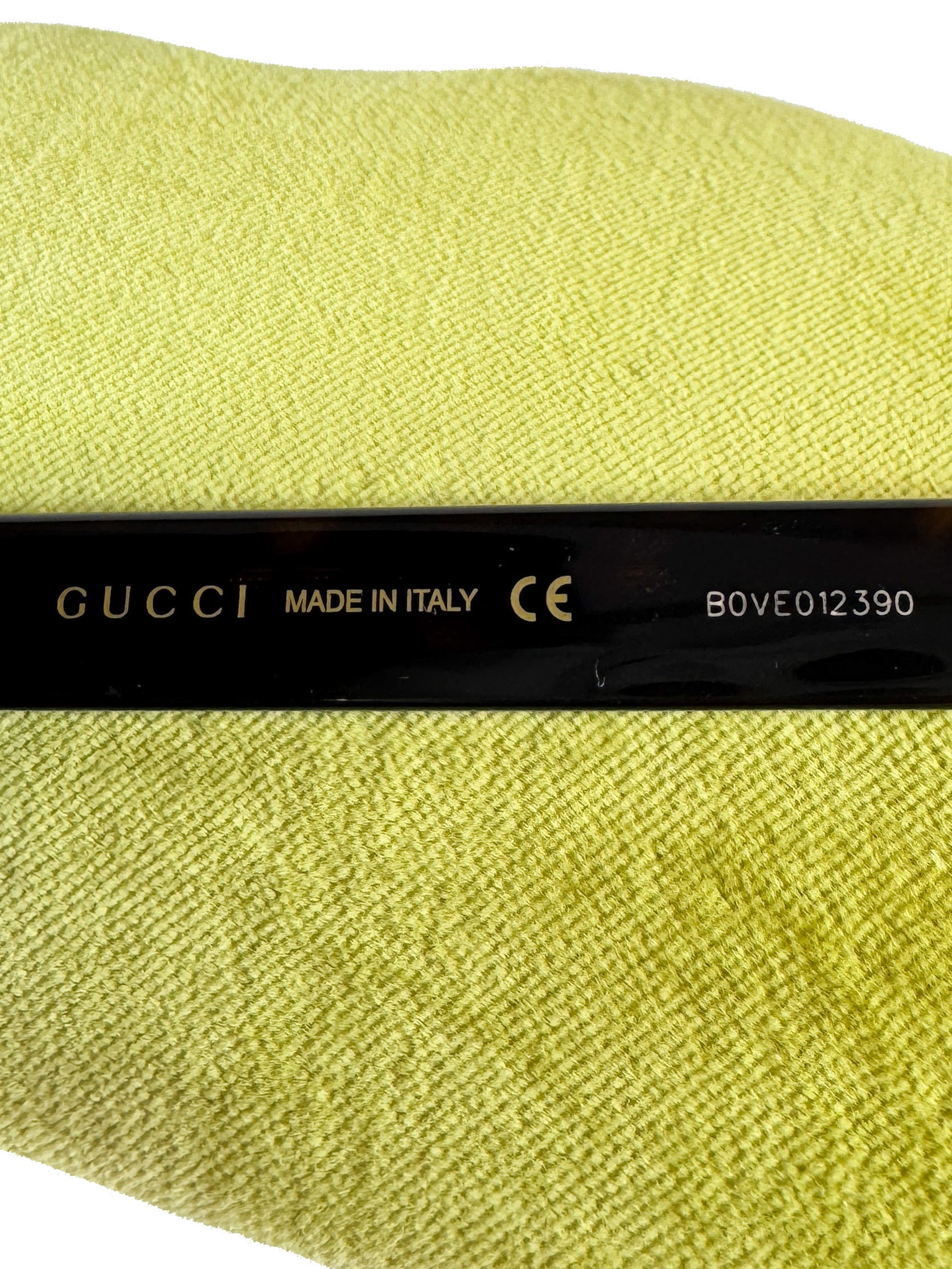 Gucci tortoise rectangle sunglasses GG0539S