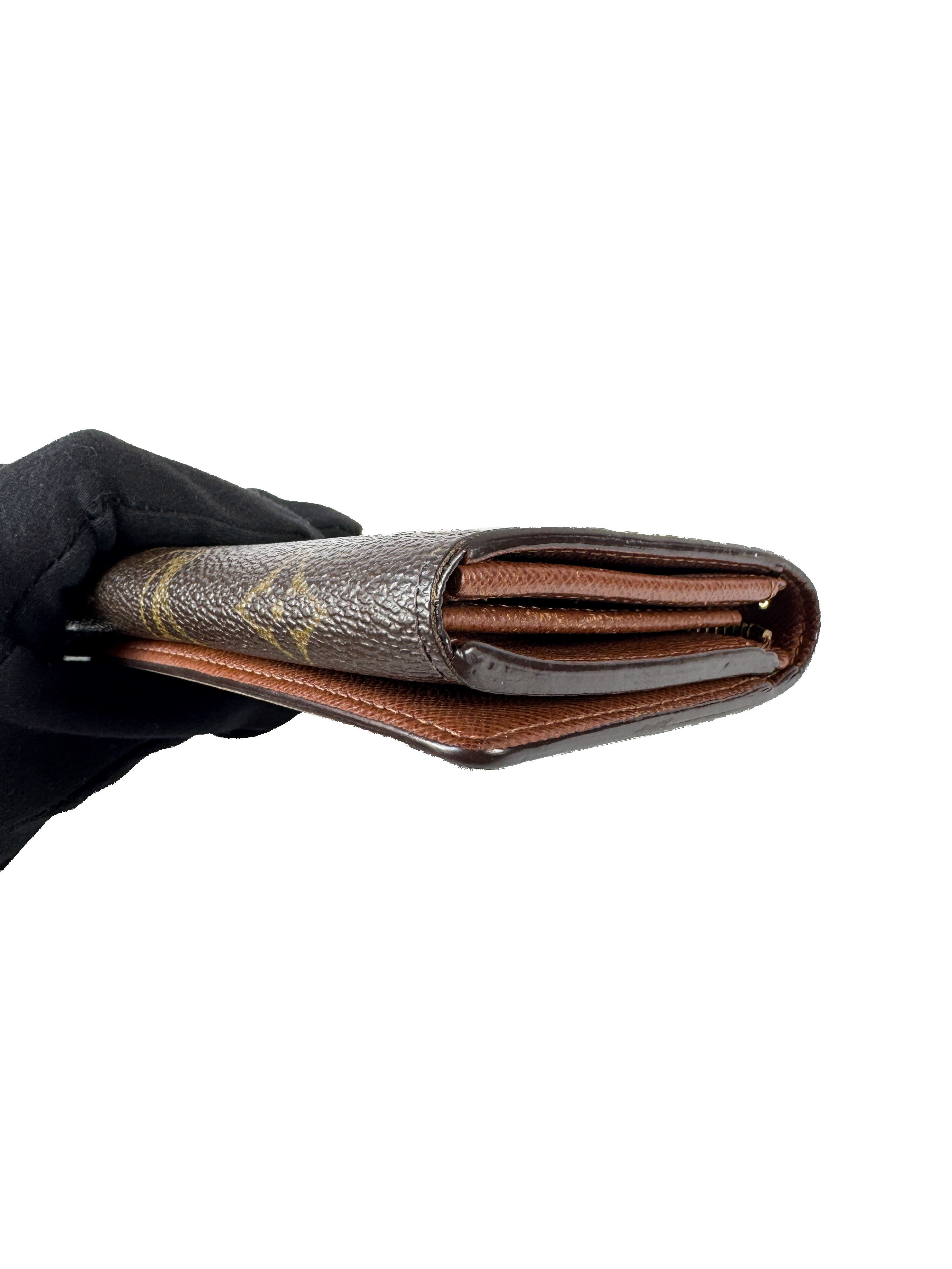 Louis Vuitton porte monnaie billets tresor monogram wallet SP1014