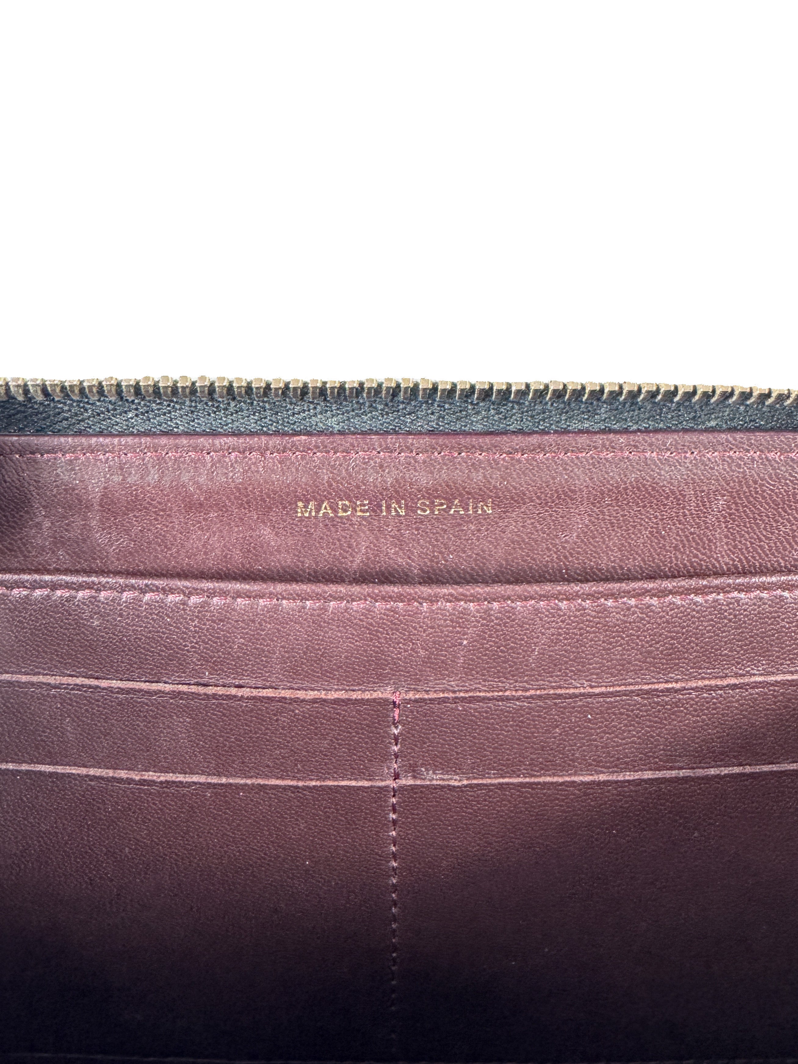 Chanel black lambskin trendy CC zip around wallet 22665885