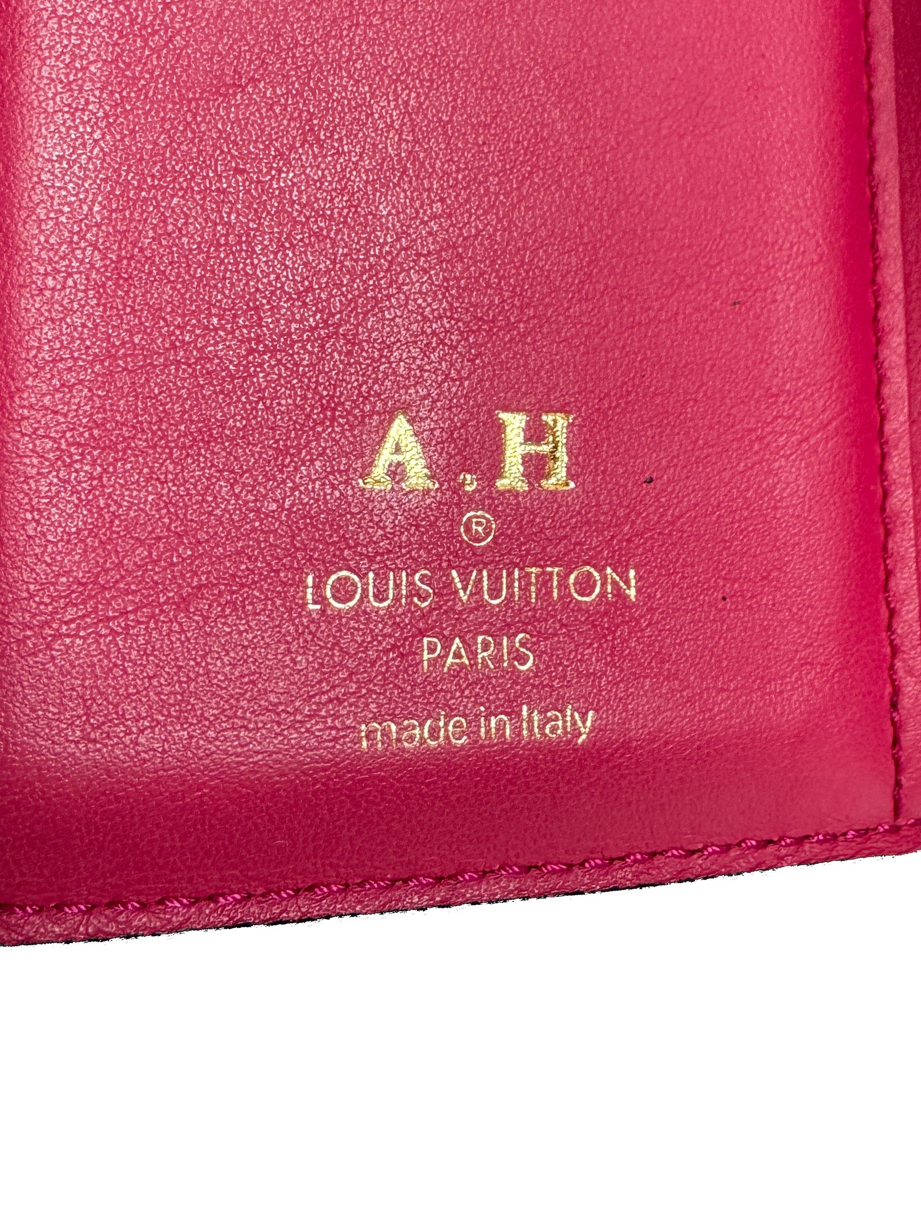 Louis Vuitton black Pont 9 compact wallet TH4250