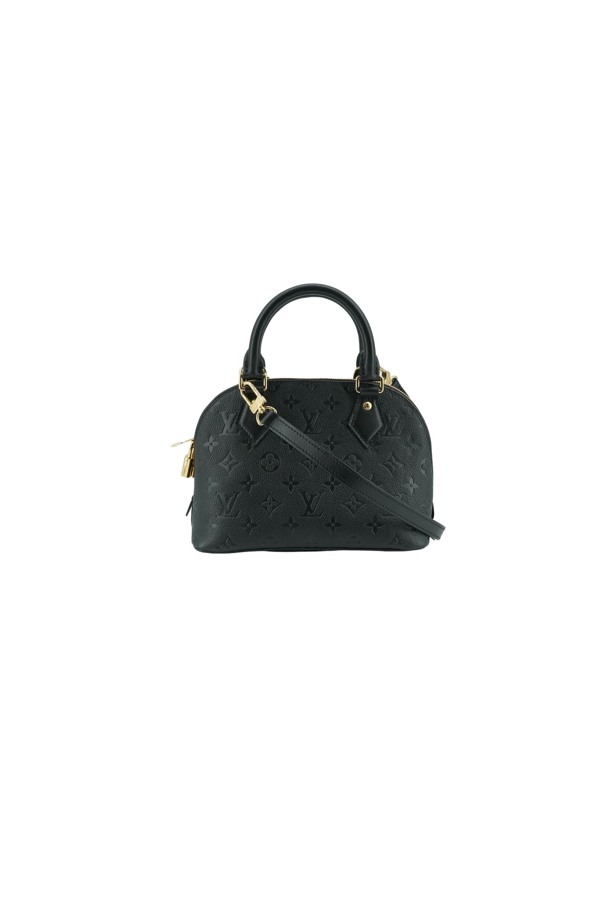 Louis Vuitton monogram empreinte black Alma BB NFC