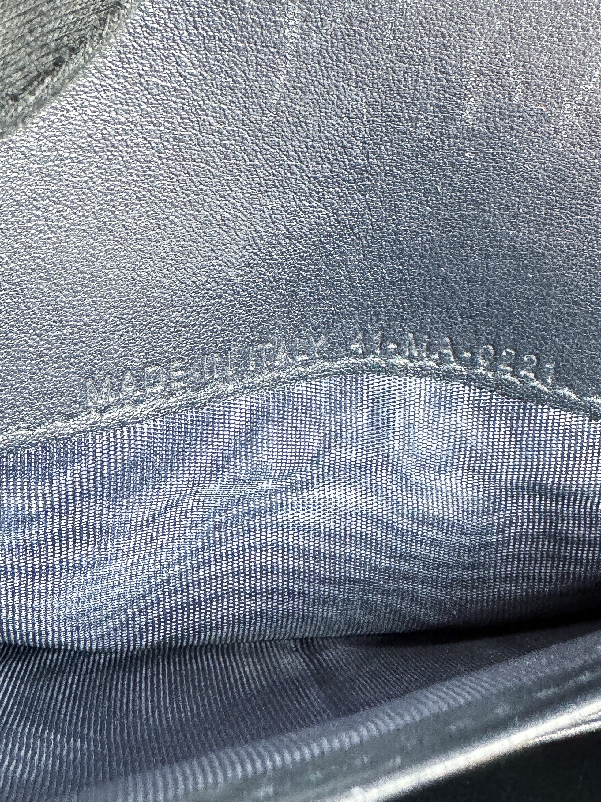 Christian Dior navy Saddle pouch in Oblique jacquard 41-MA-0221