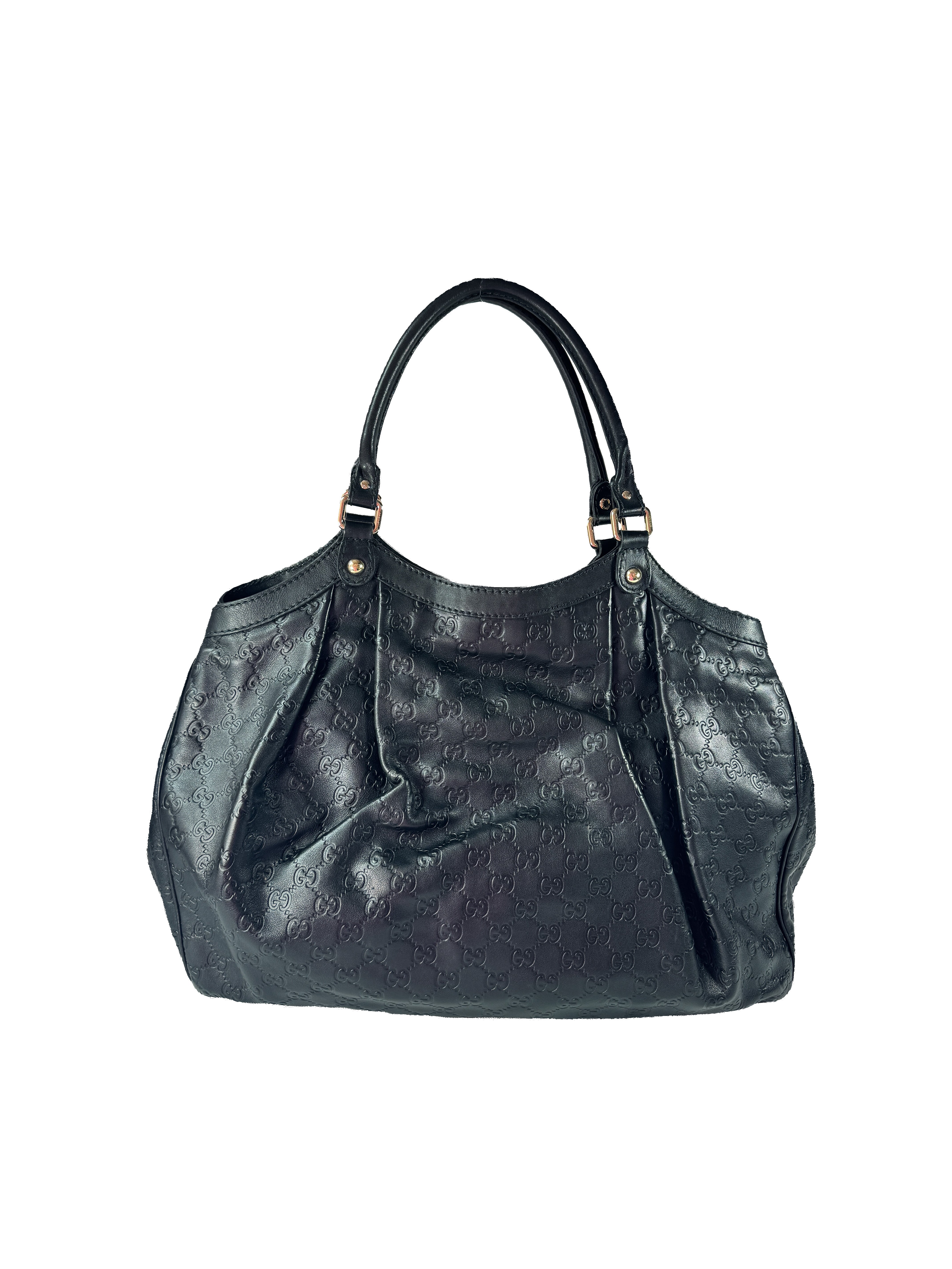 Gucci black Guccissima Sukey shoulder bag 211948 002123