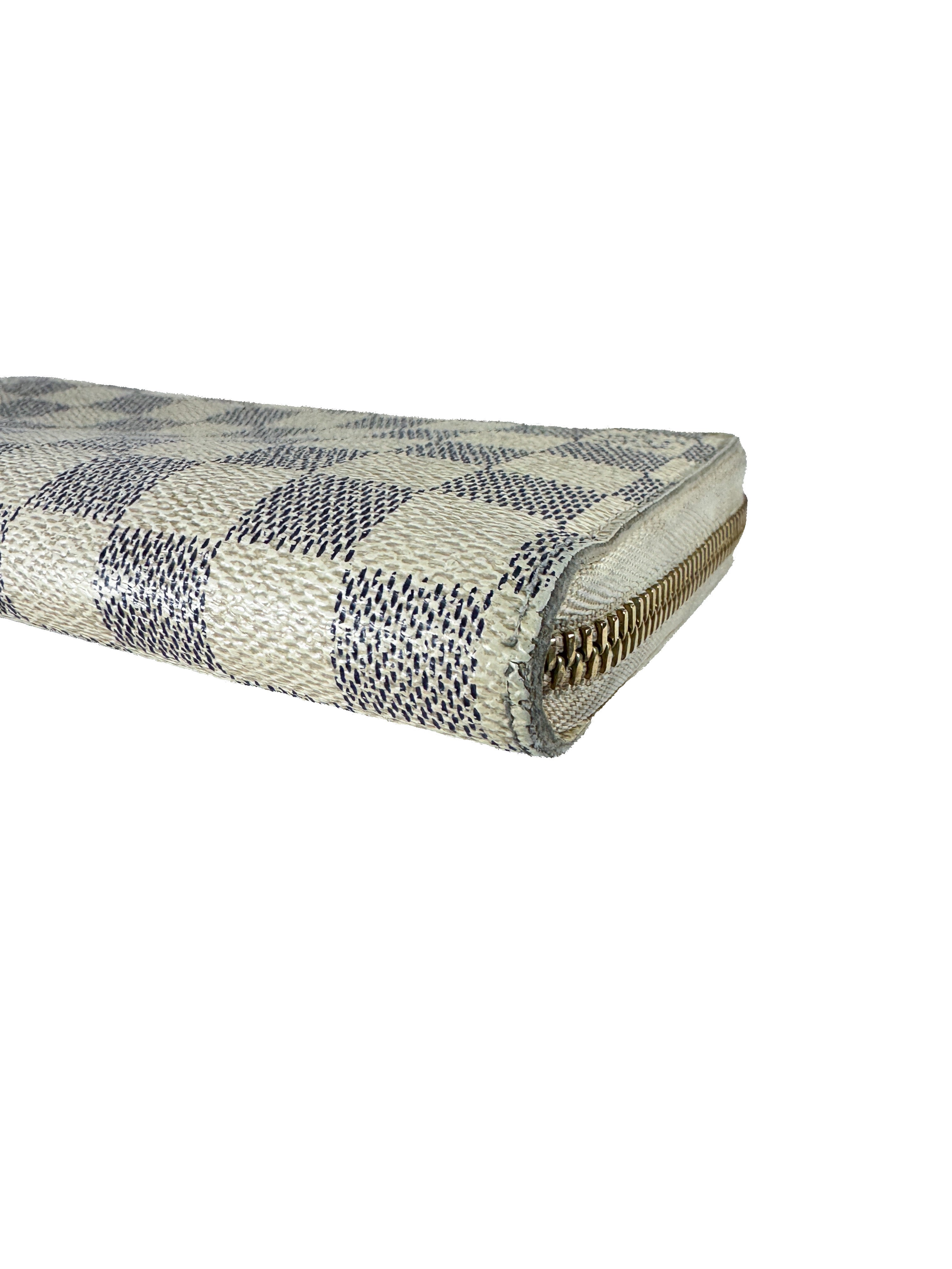 Louis Vuitton damier azur zippy wallet VI3058