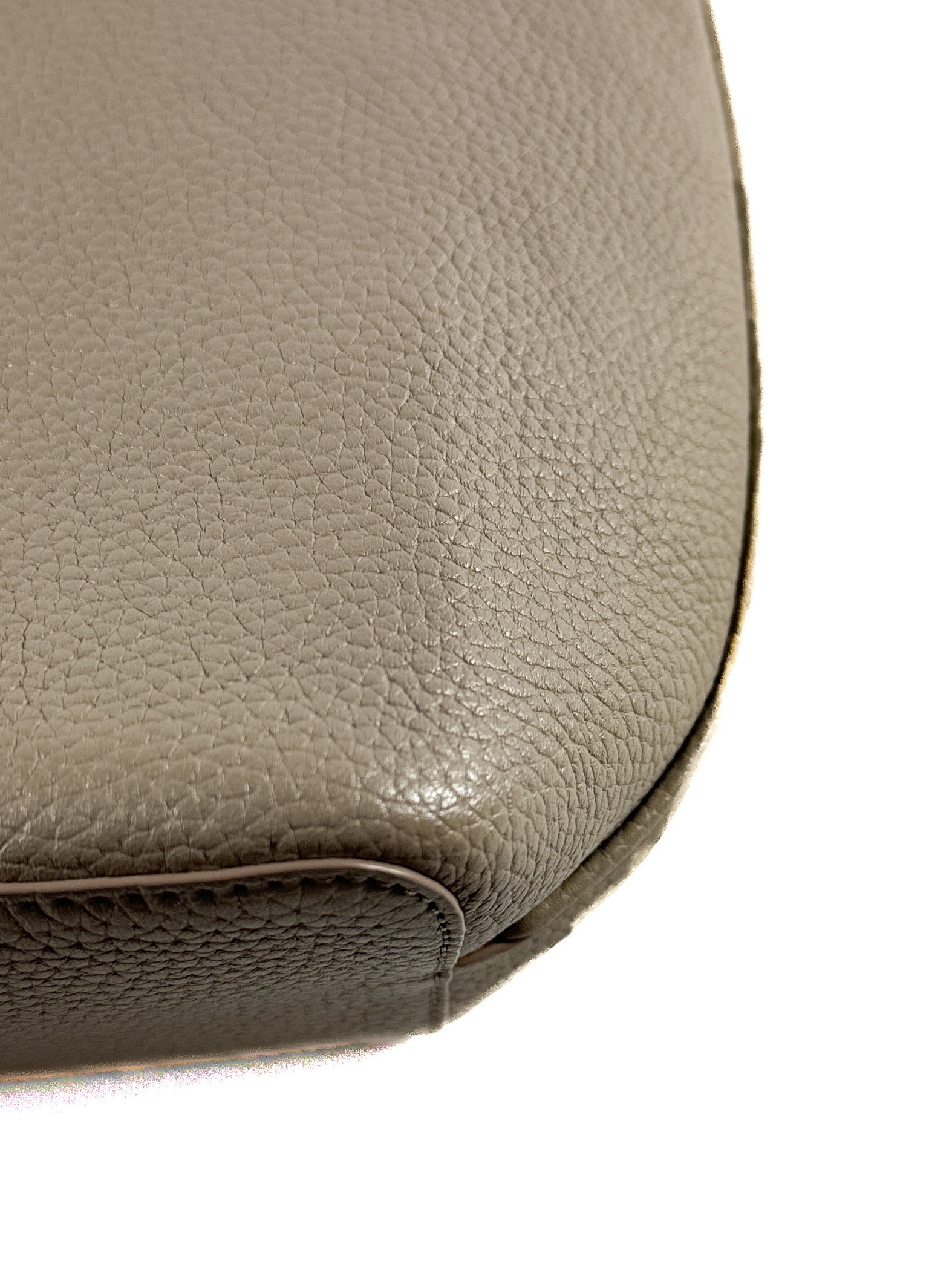 Tory Burch gray/hot pink small perry satchel