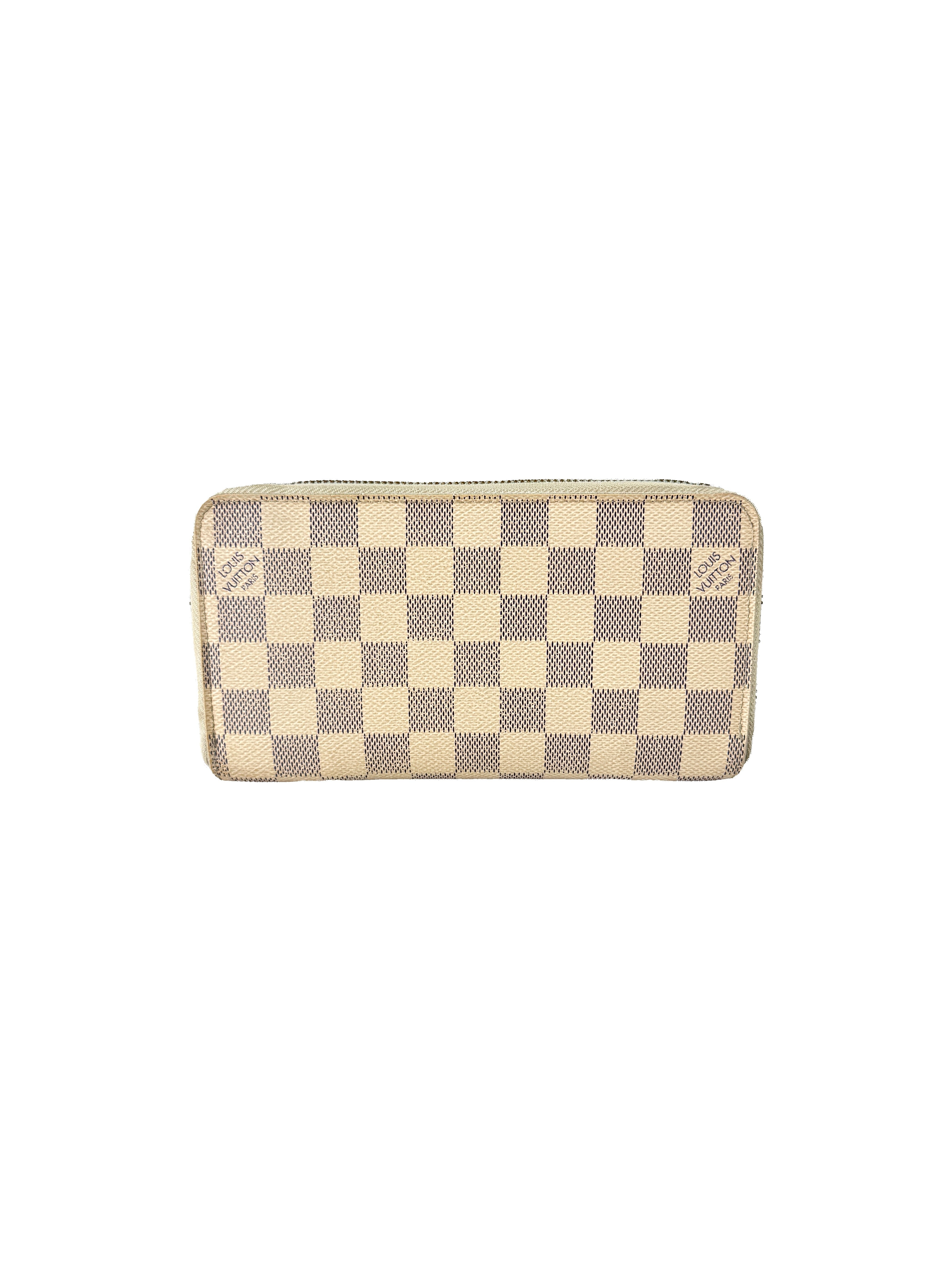 Louis Vuitton damier azur zippy wallet VI4047
