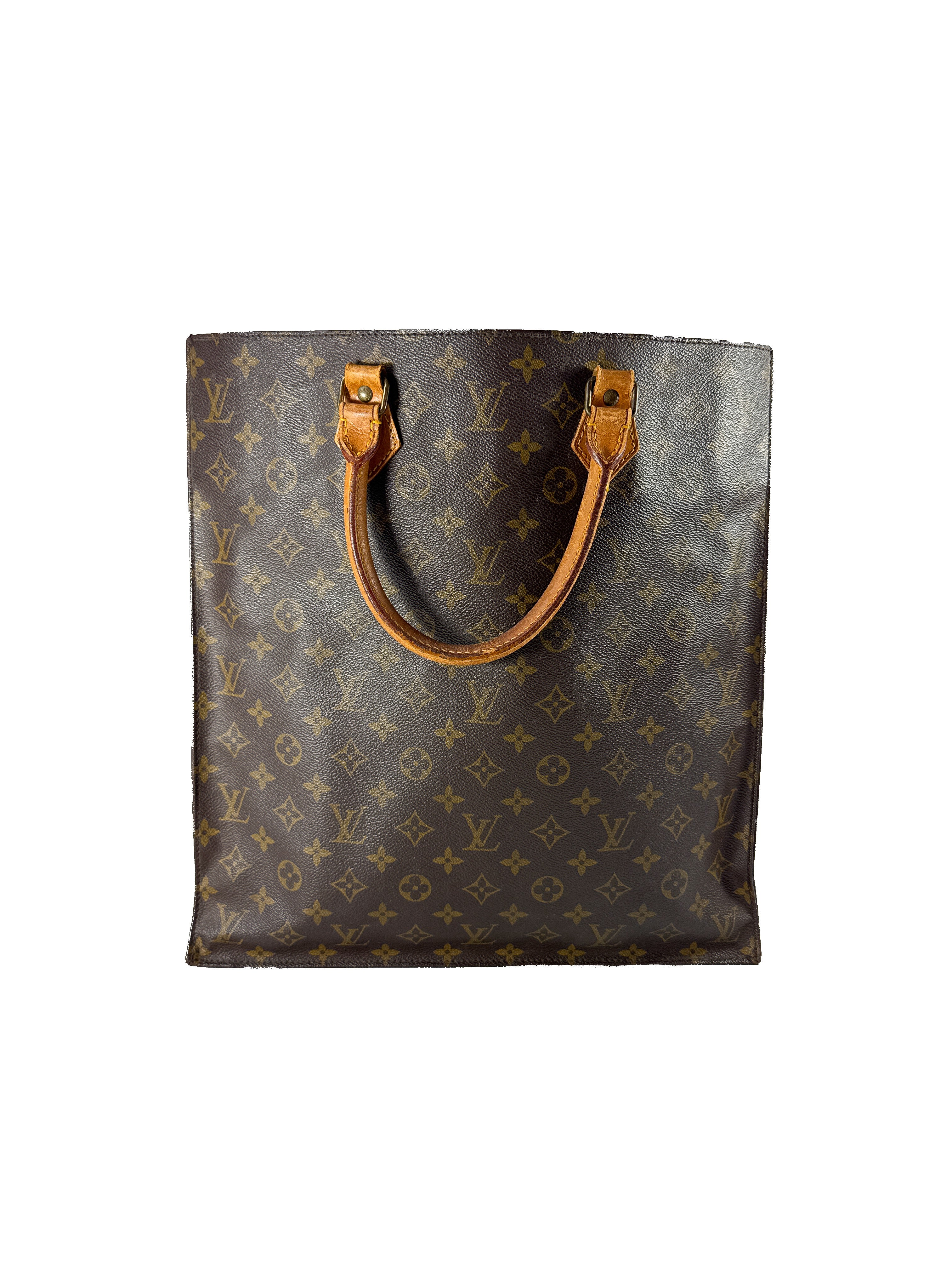 Louis Vuitton monogram Sac Plat tote 862