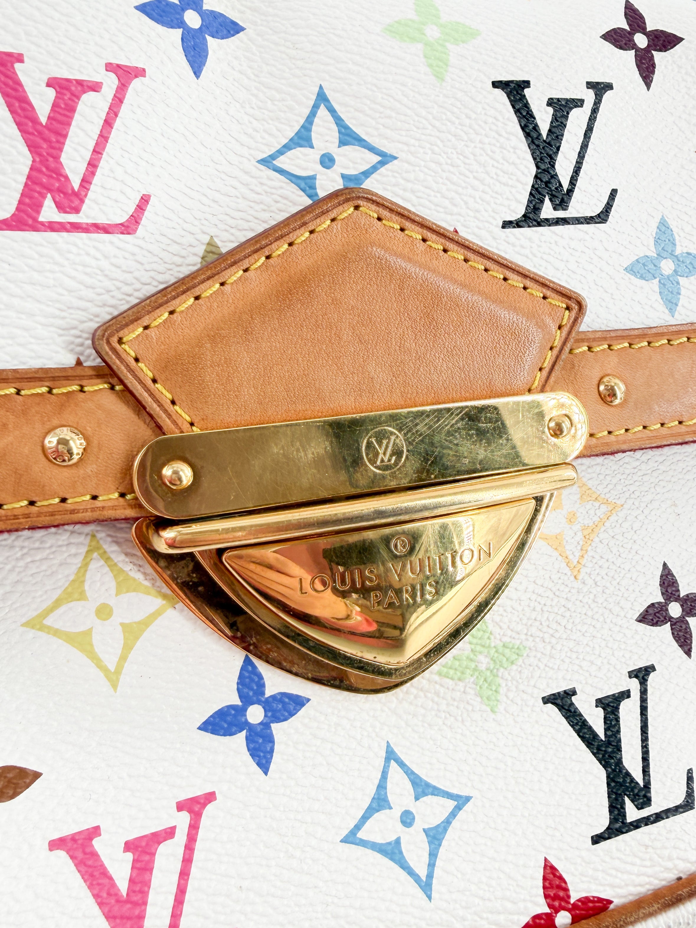 Louis Vuitton white multicolor Rita DU3067