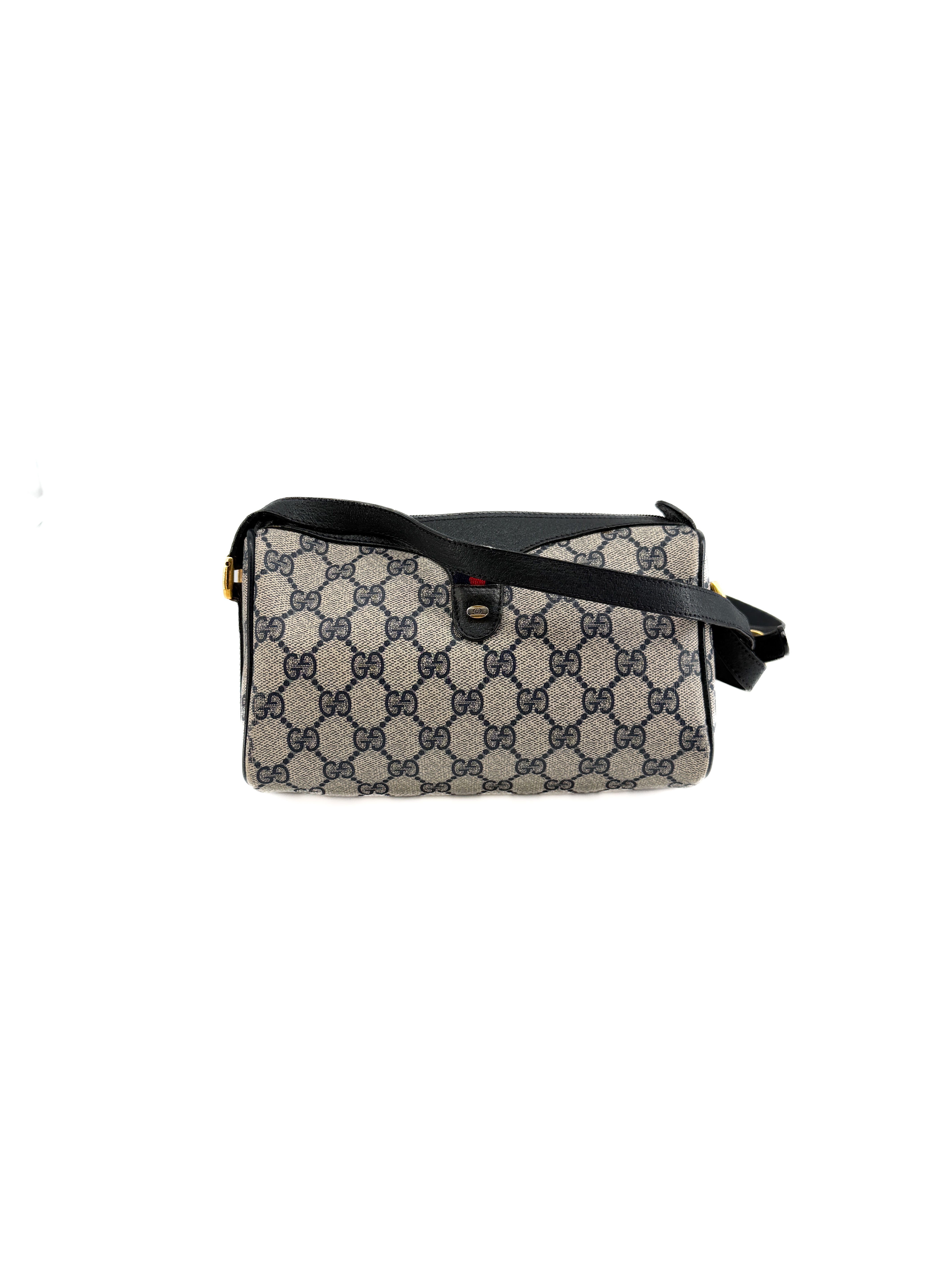Gucci navy Sherry line crossbody 89-02-018