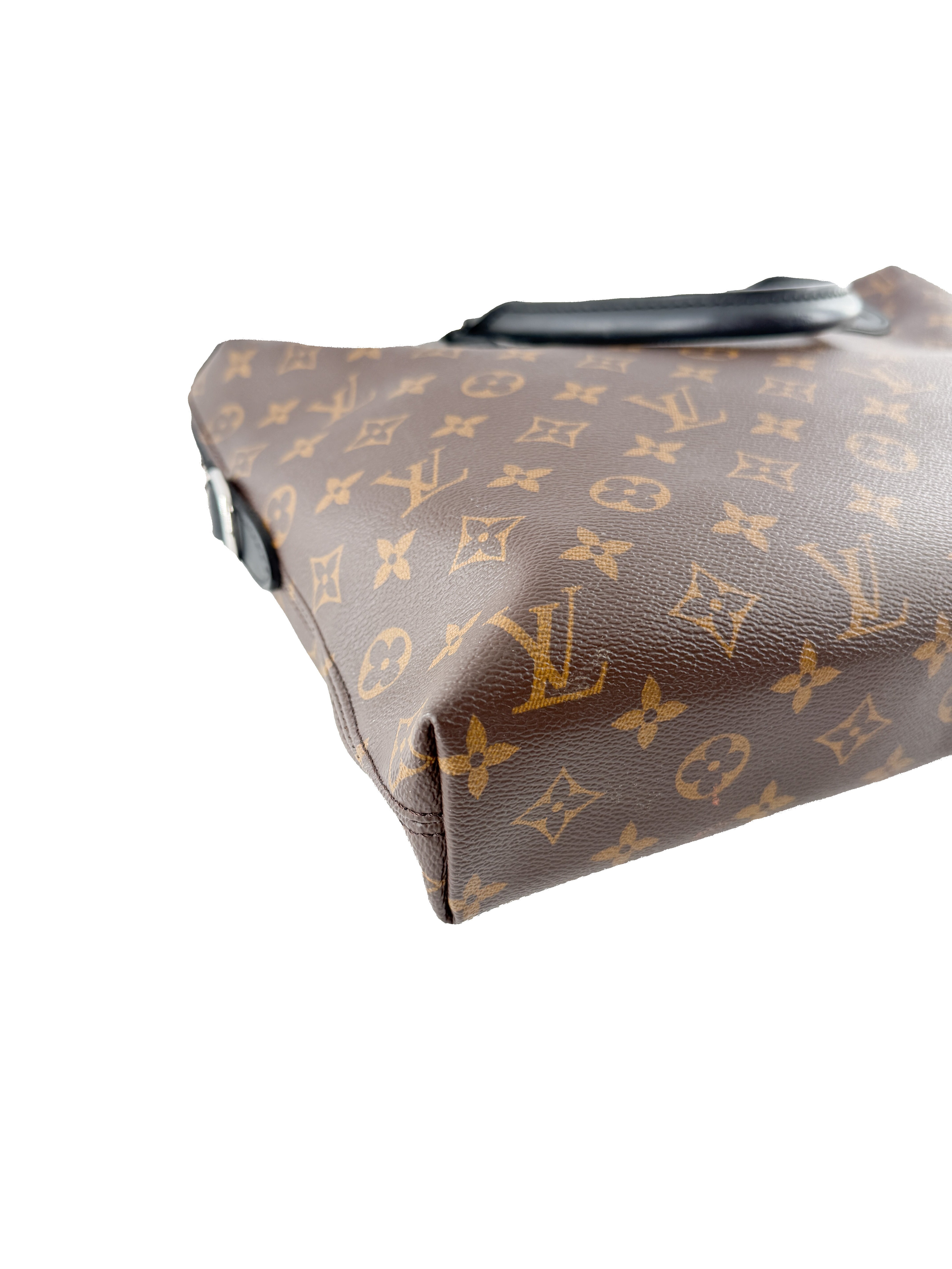 Louis Vuitton monogram black Macassar Porte Documents Jour NM CA3119 - My Girlfriend's Wardrobe LLC