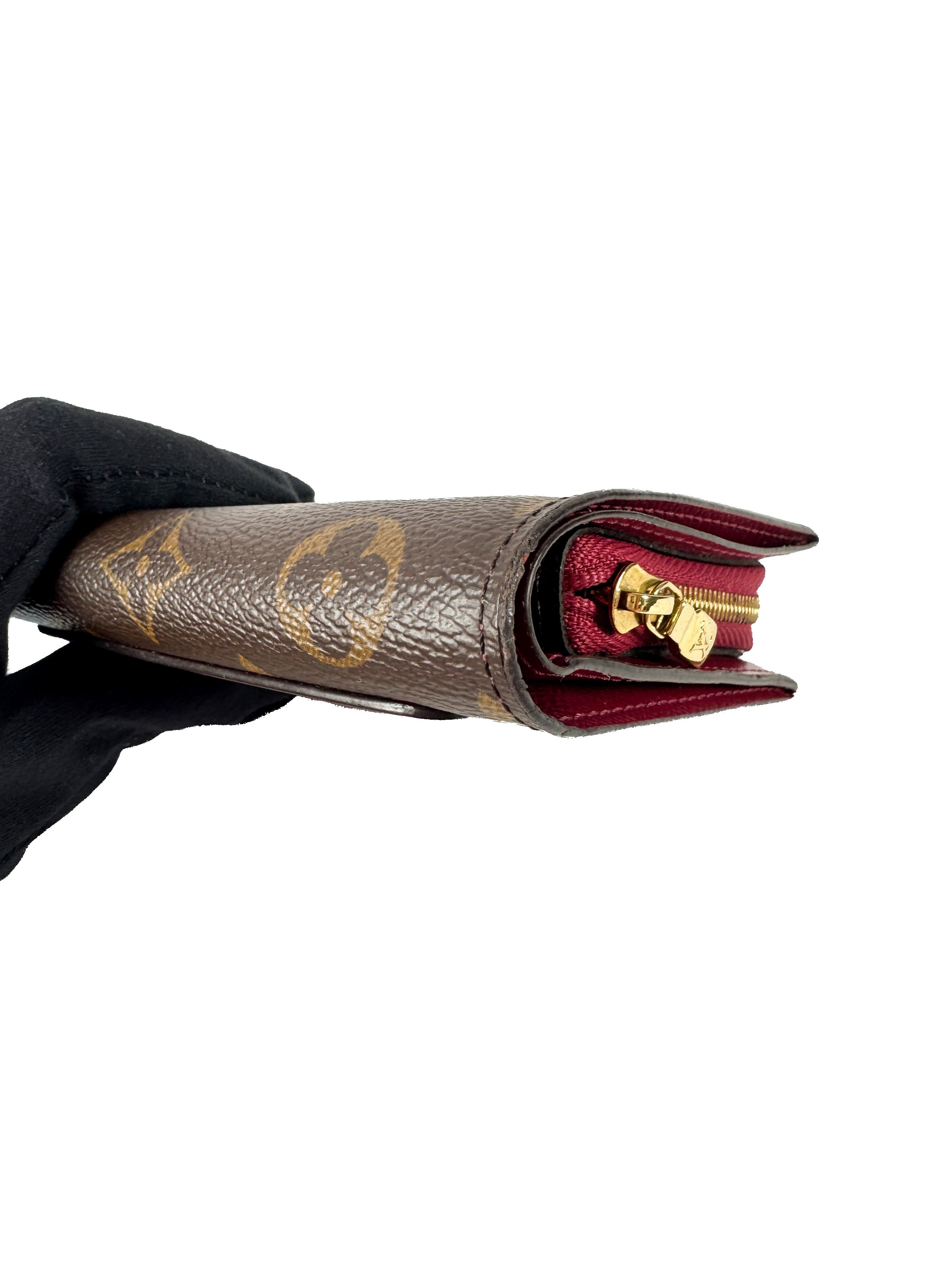 Louis Vuitton monogram pink Juliette wallet