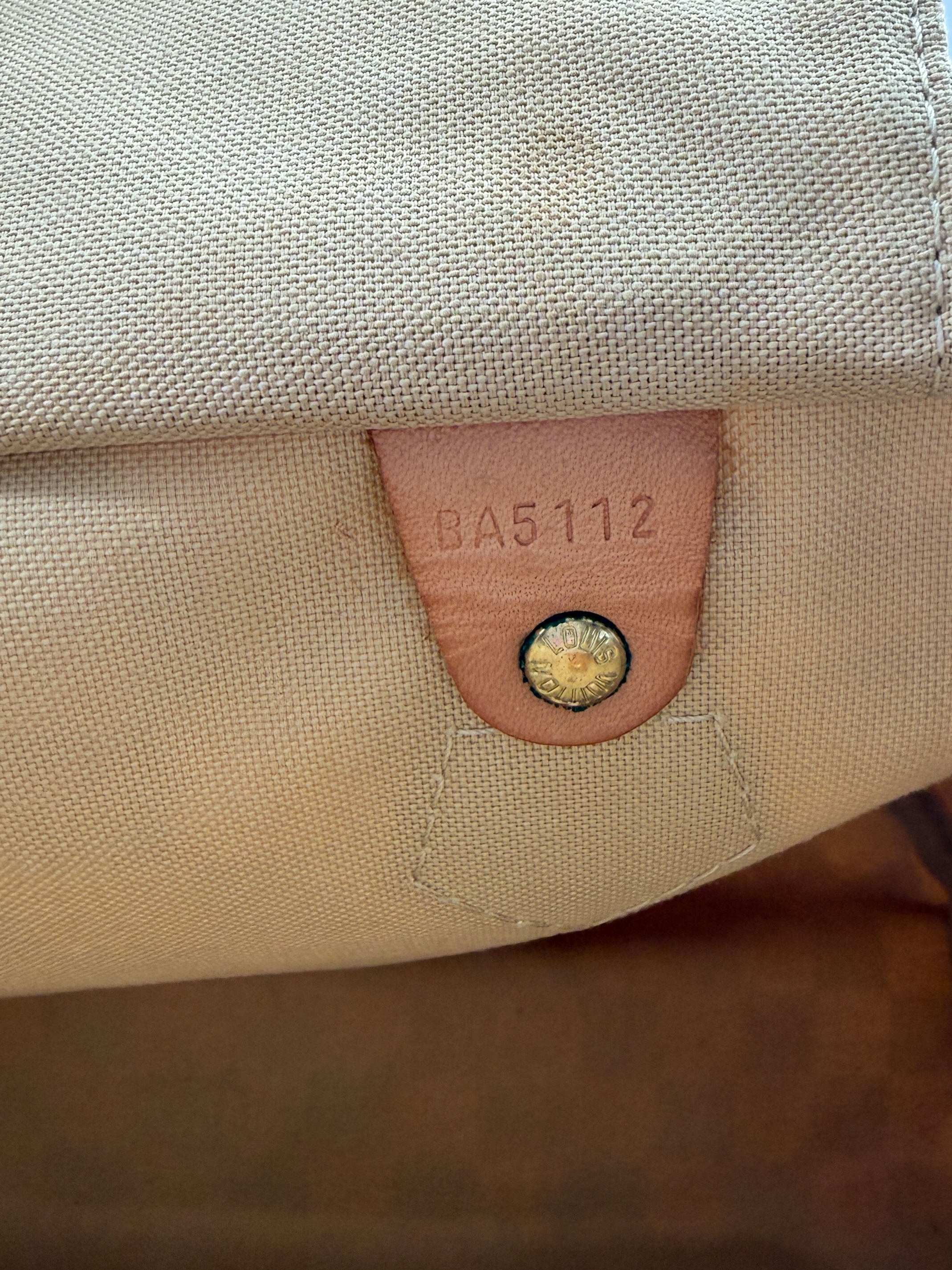 Louis Vuitton damier azur Speedy 30 BA5112