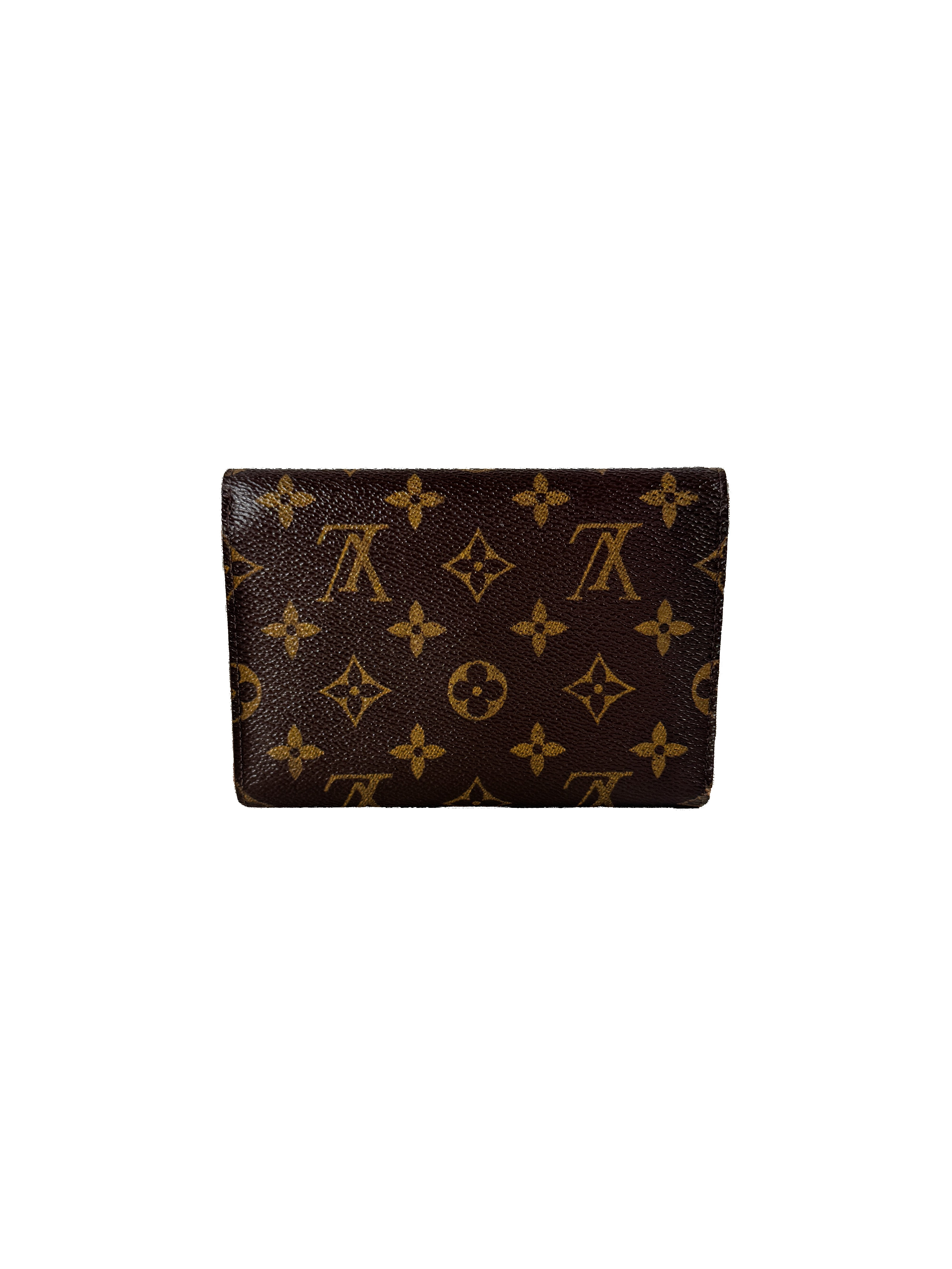 Louis Vuitton monogram porte tressor etui paper wallet SP0063