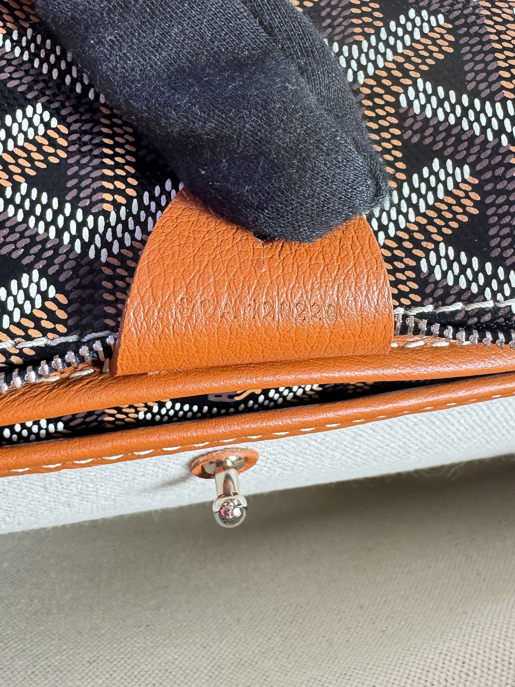 Goyard Goyardine Artois PM Black Gold SOA 120220