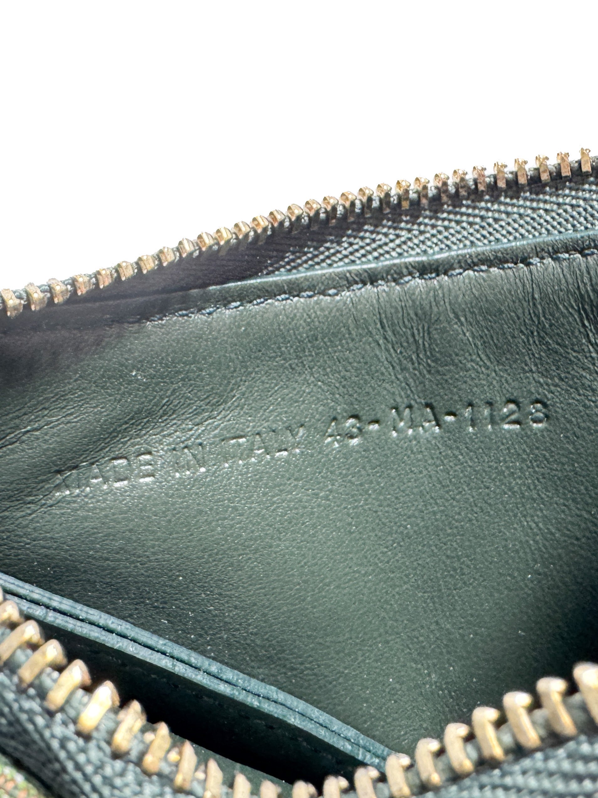 Dior olive signature saddle key pouch 1128