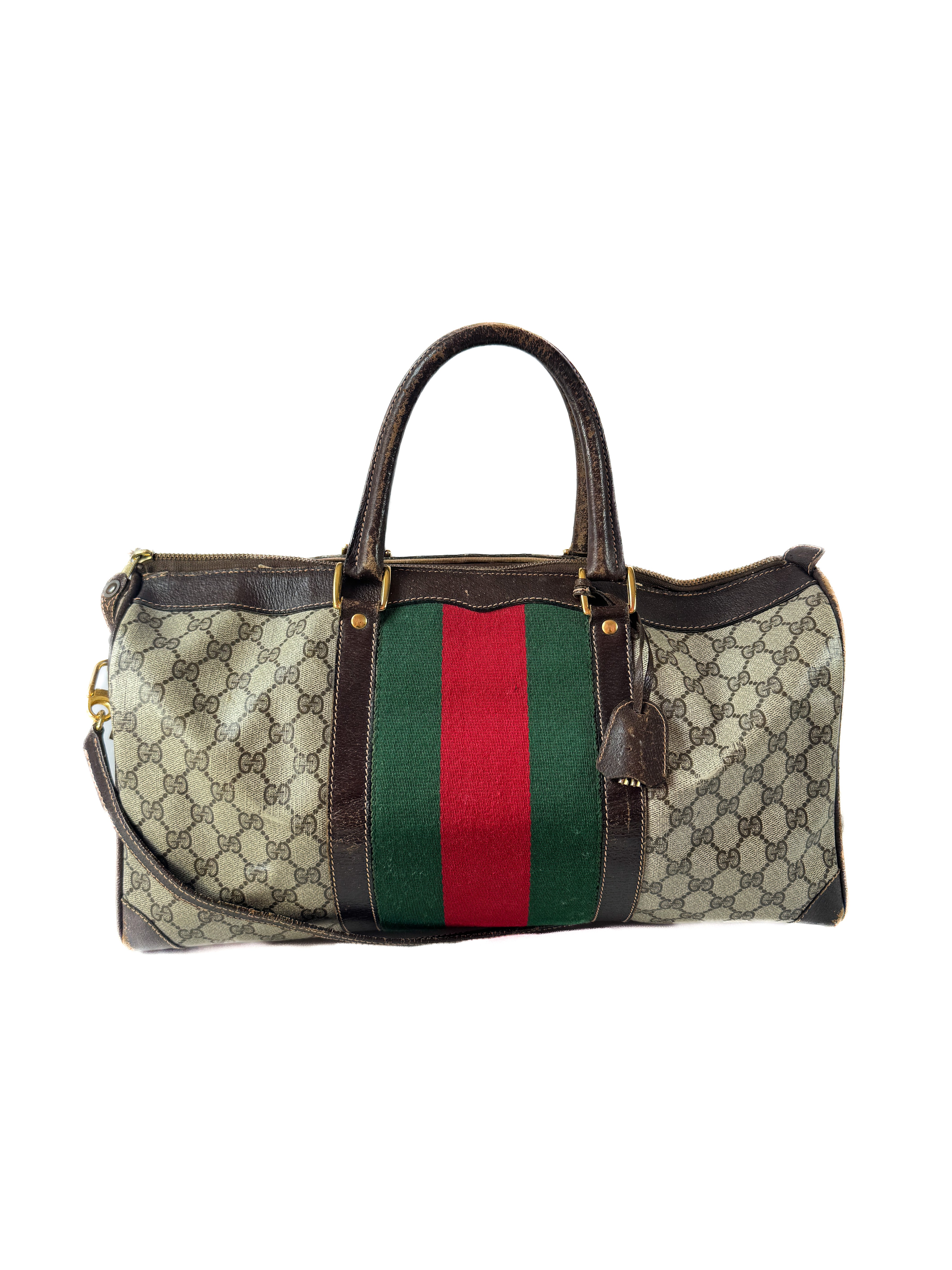 Gucci Supreme 1980s signature mini duffle bag