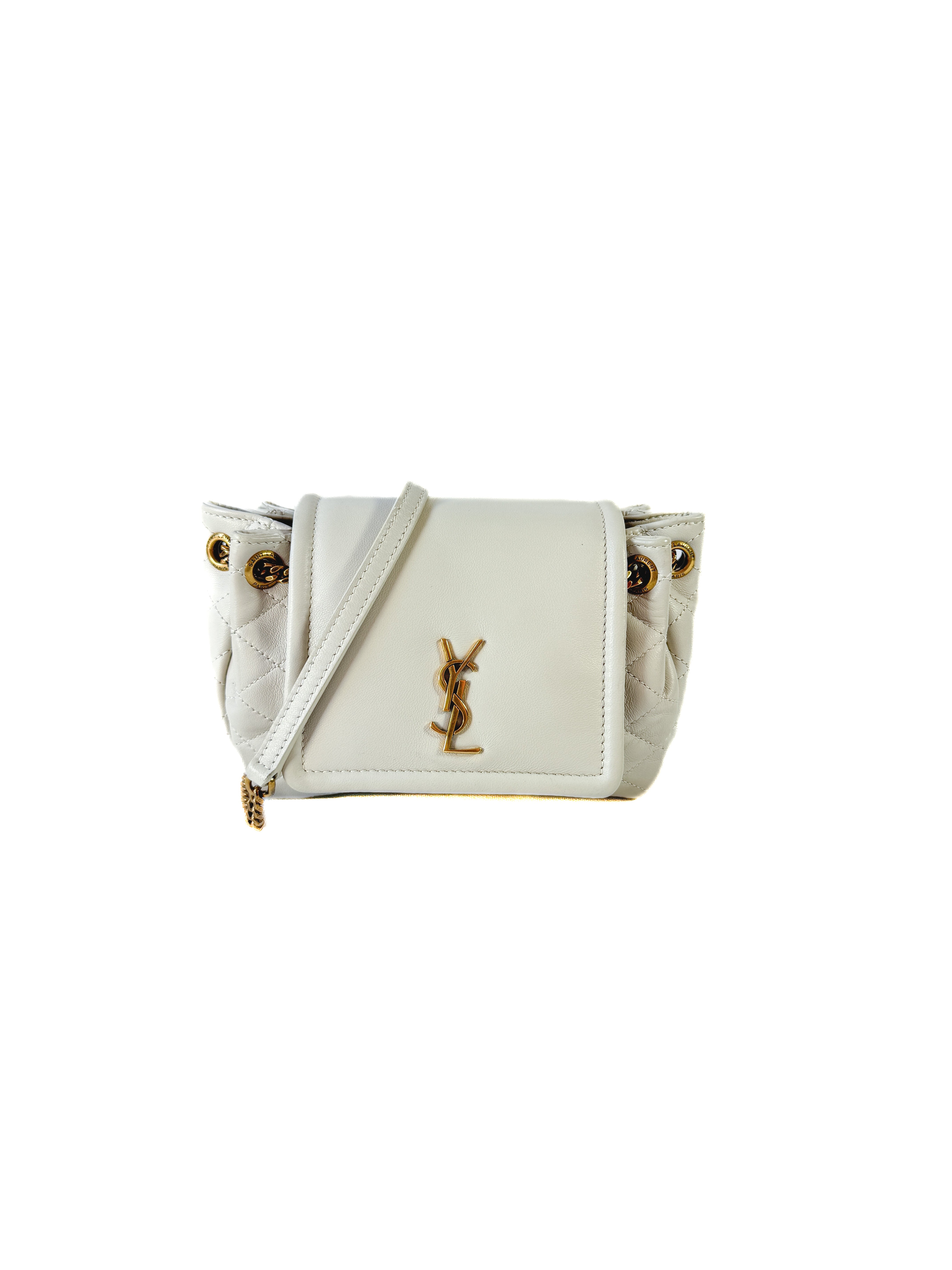 Saint Laurent white mini Nolita PMR 67236-0922
