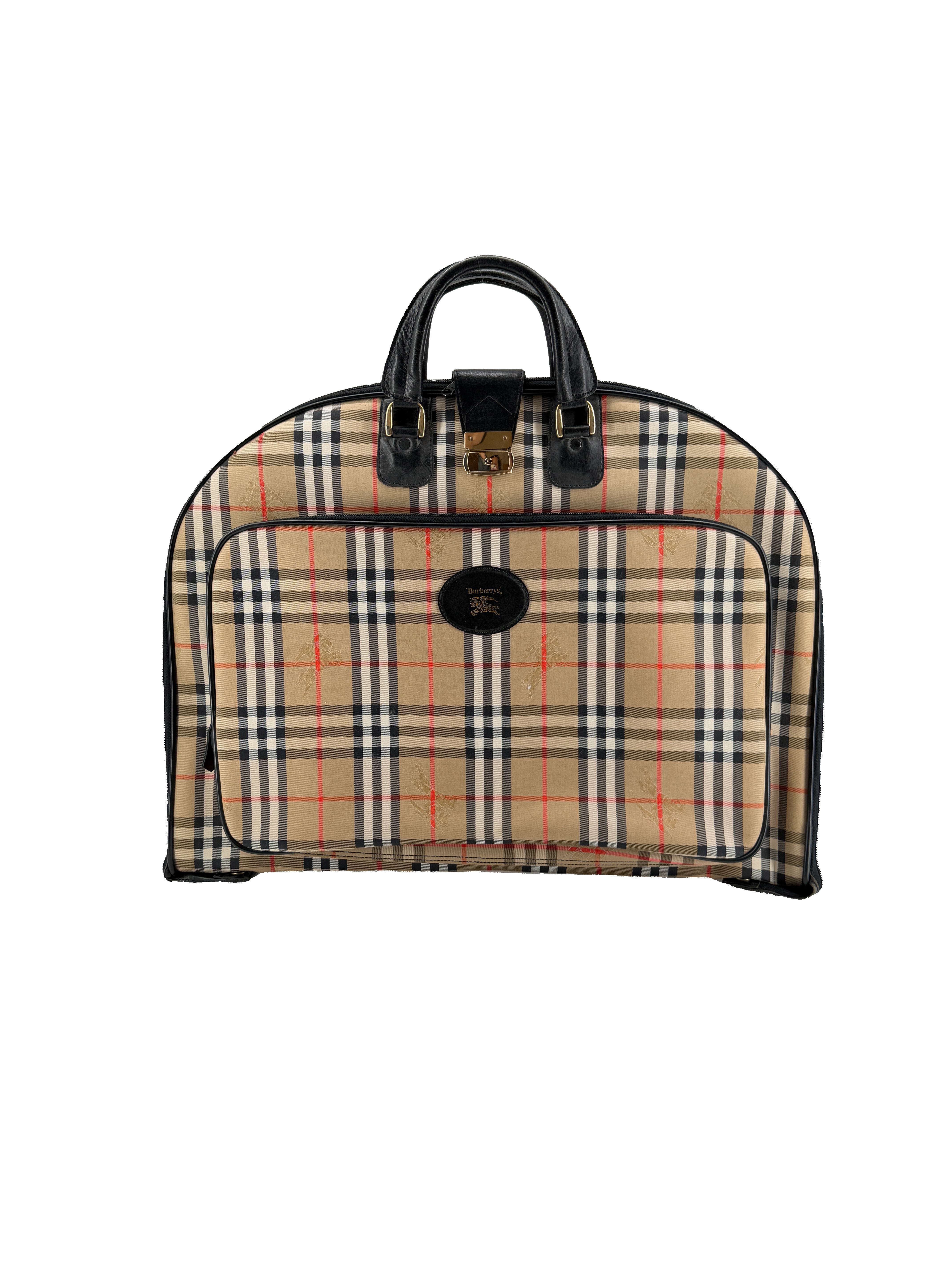 Burberry vintage Nova Check foldable garment bag