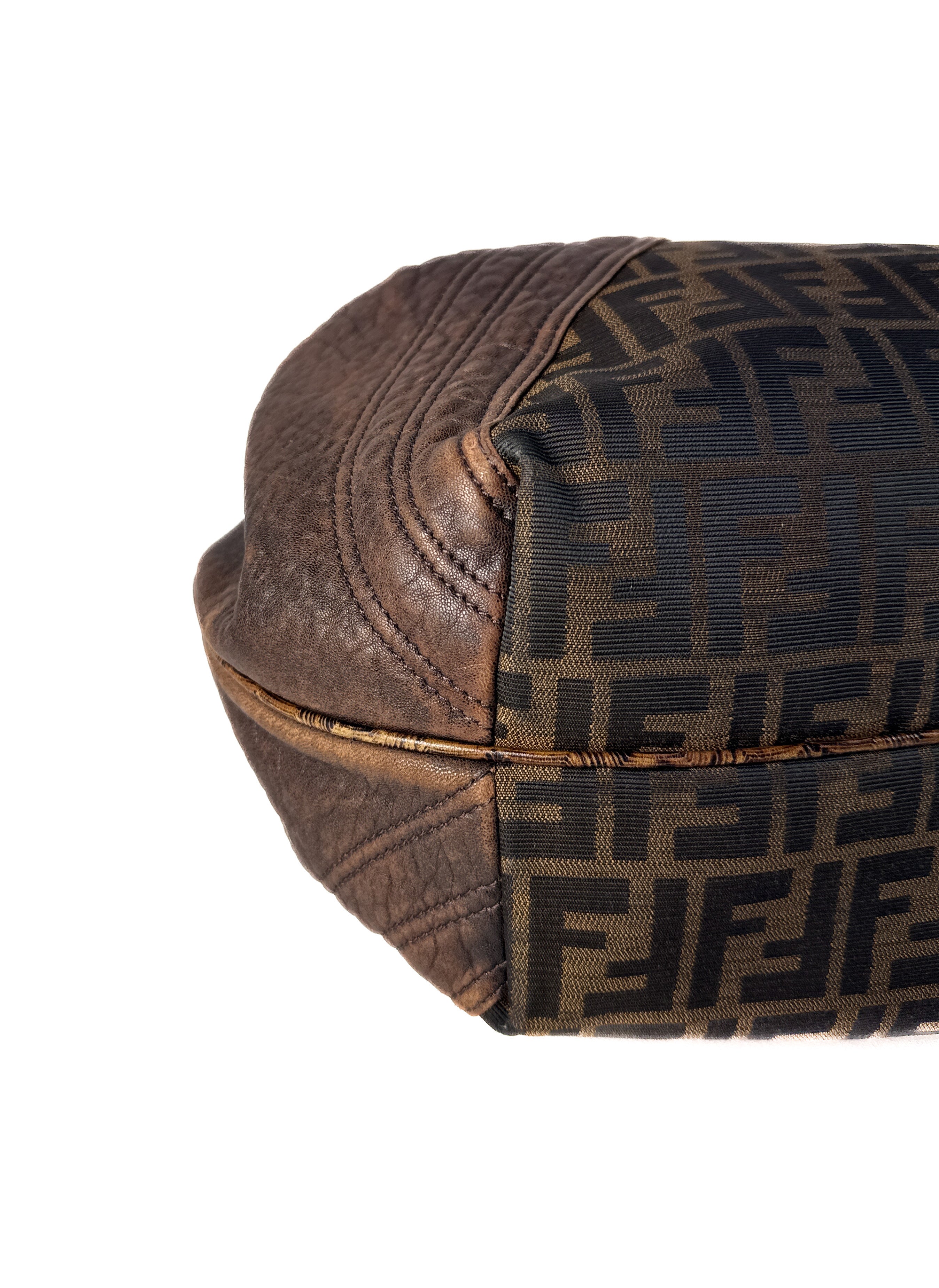 Fendi brown Zucca Spy bag *as is*