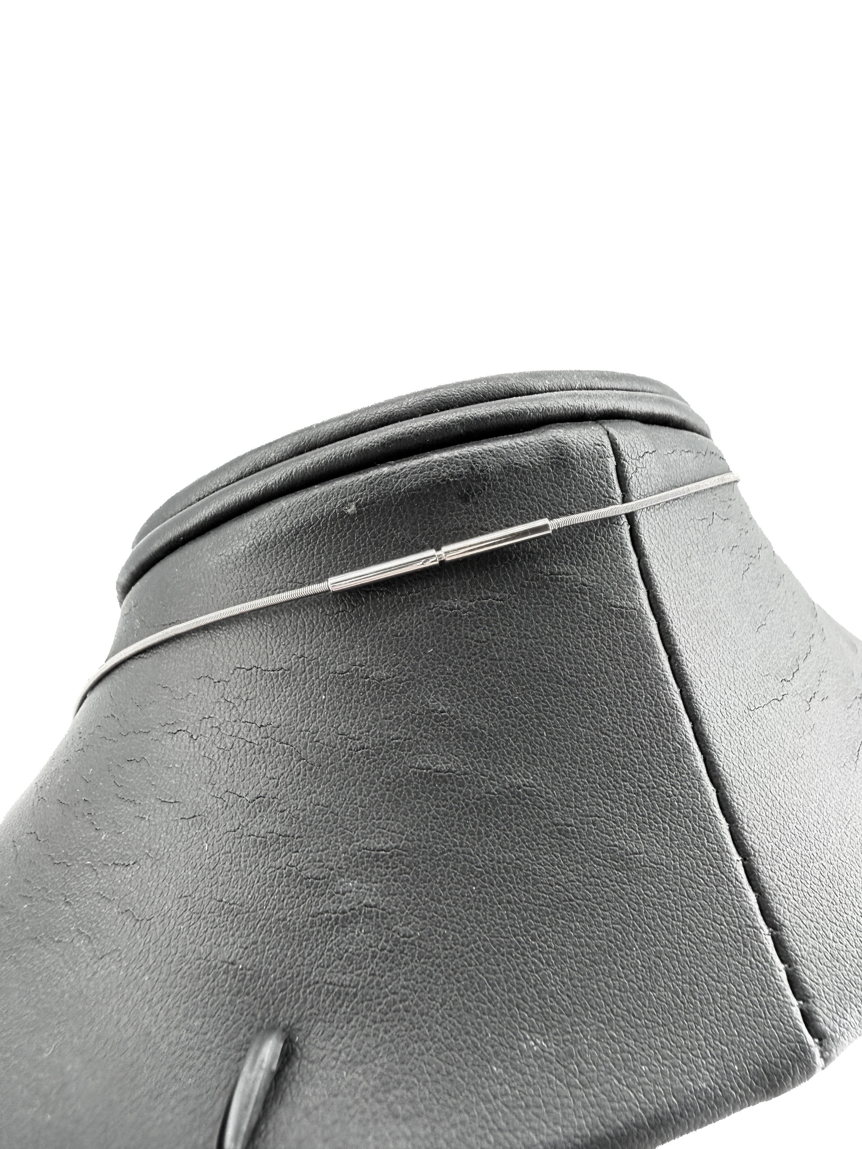 Hermès silver cage d' H cube necklace