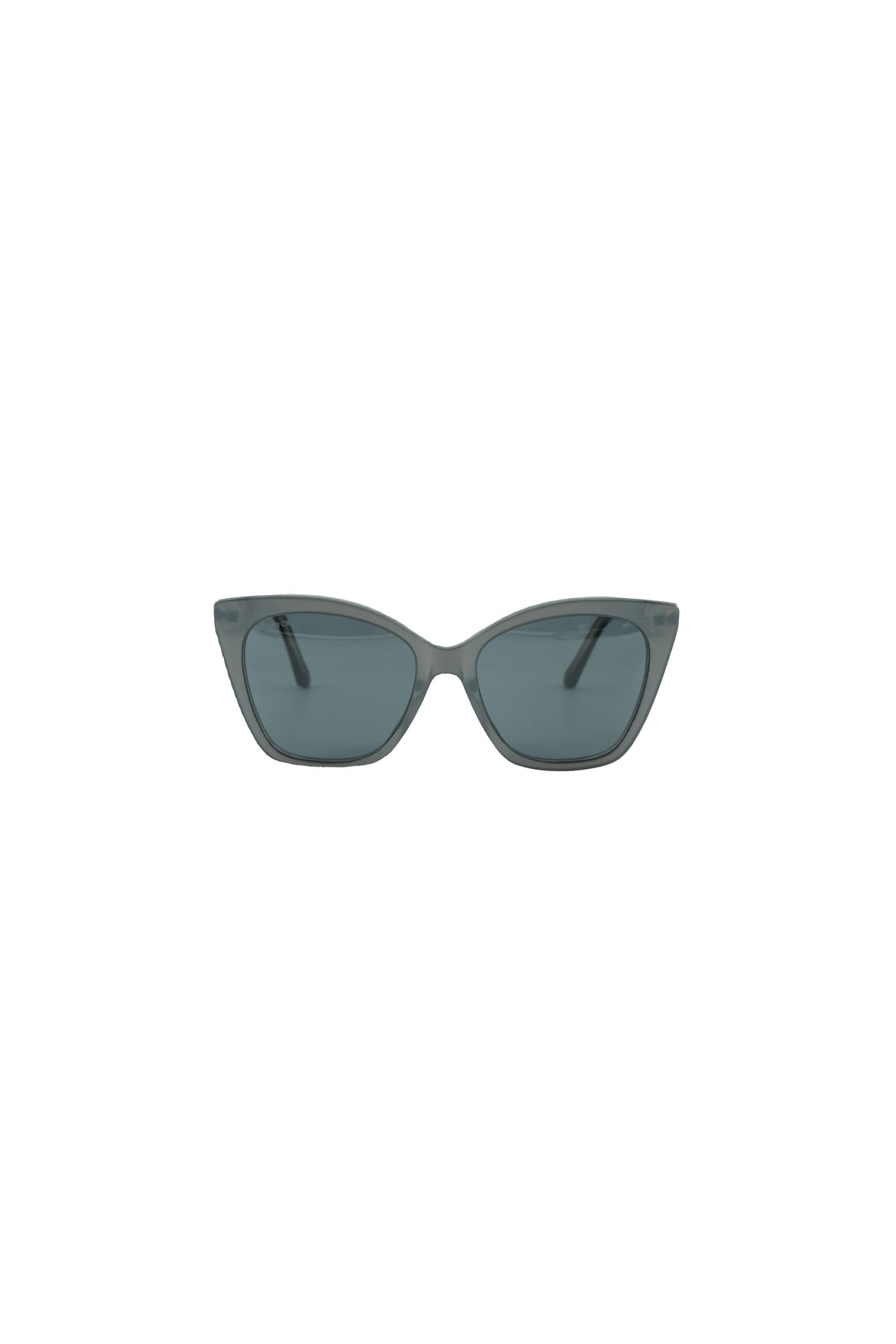 Jimmy Choo gray Rua sunglasses *case*
