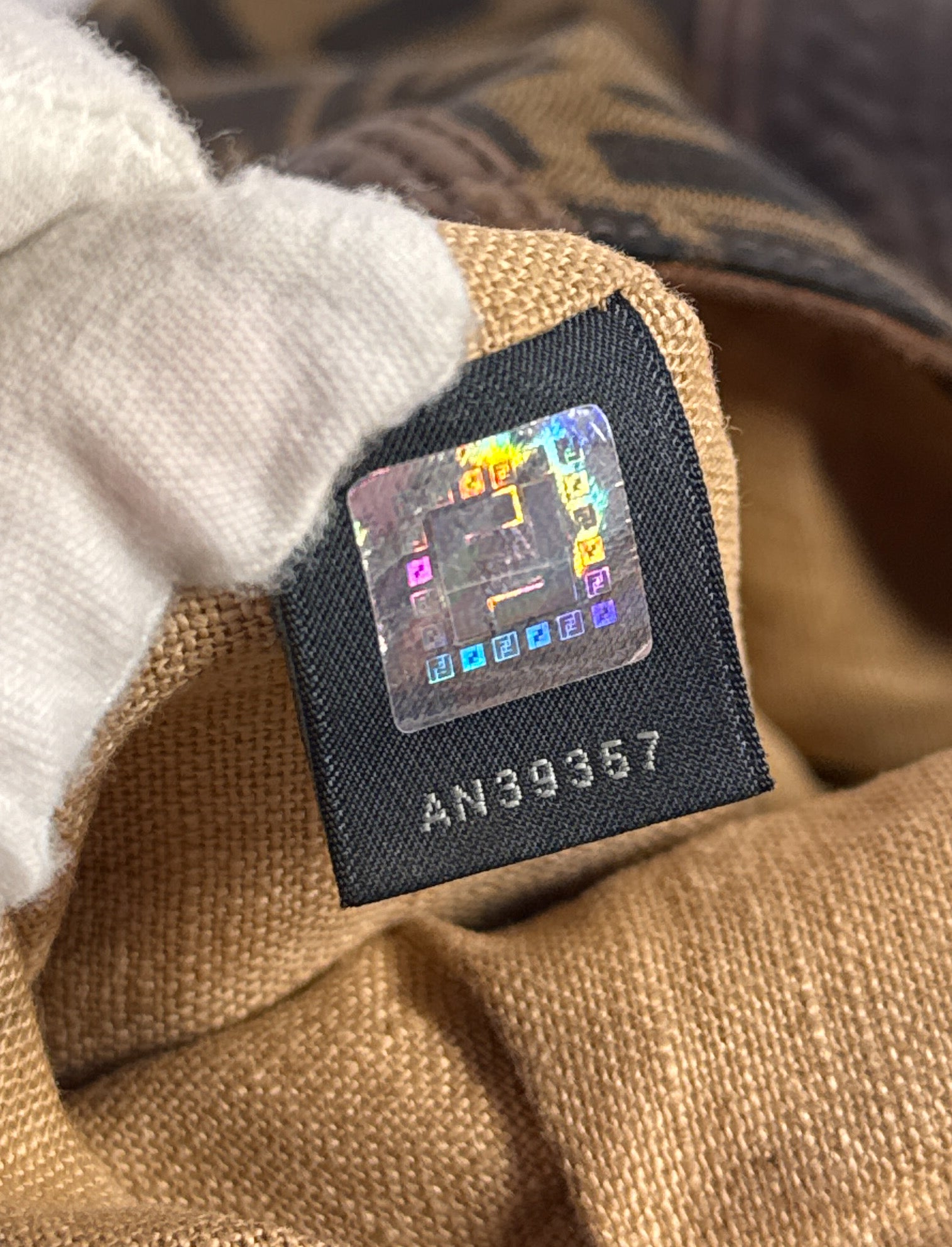 Fendi brown Zucca Spy bag *as is*