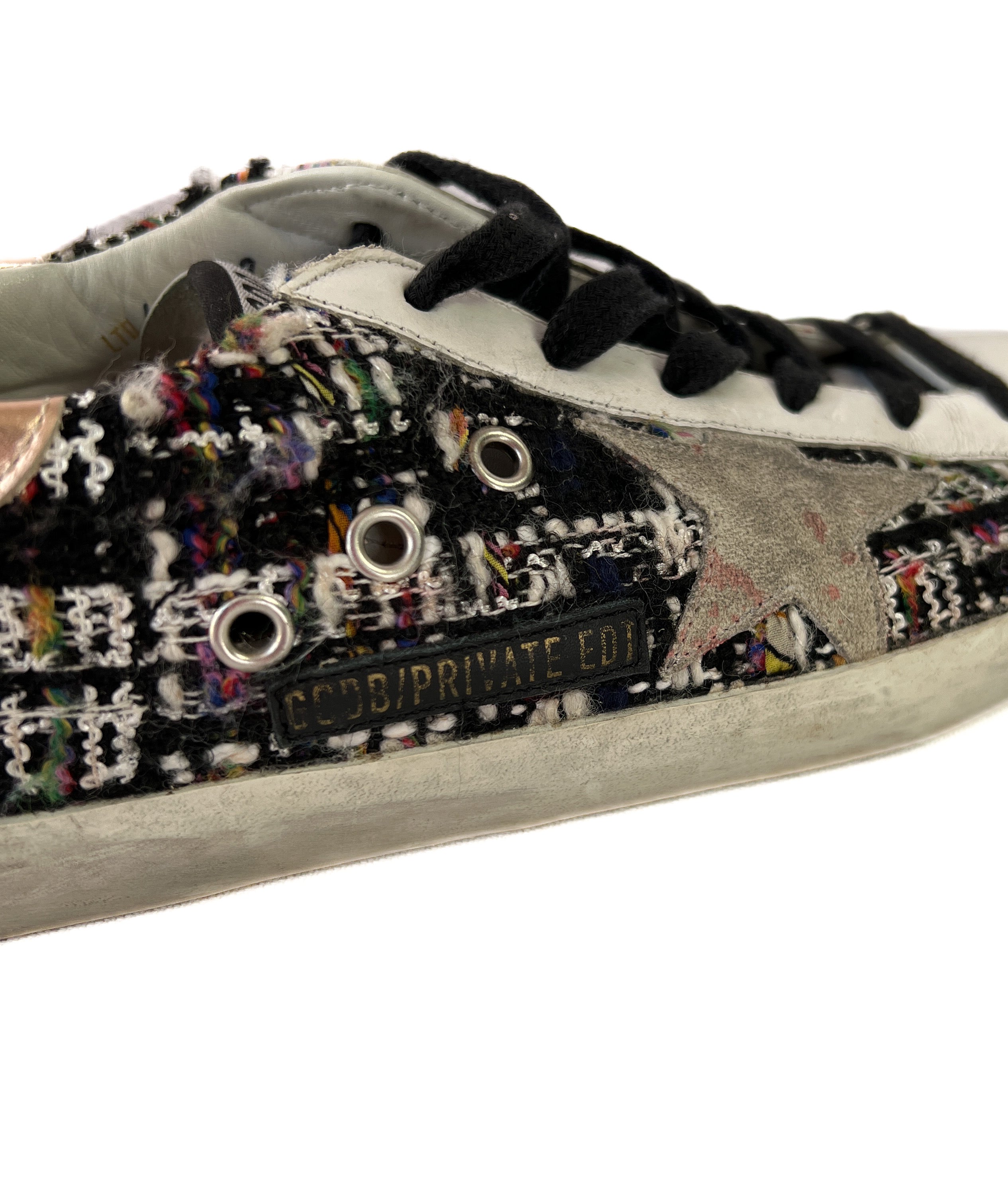 Golden Goose tweed sneakers size 40