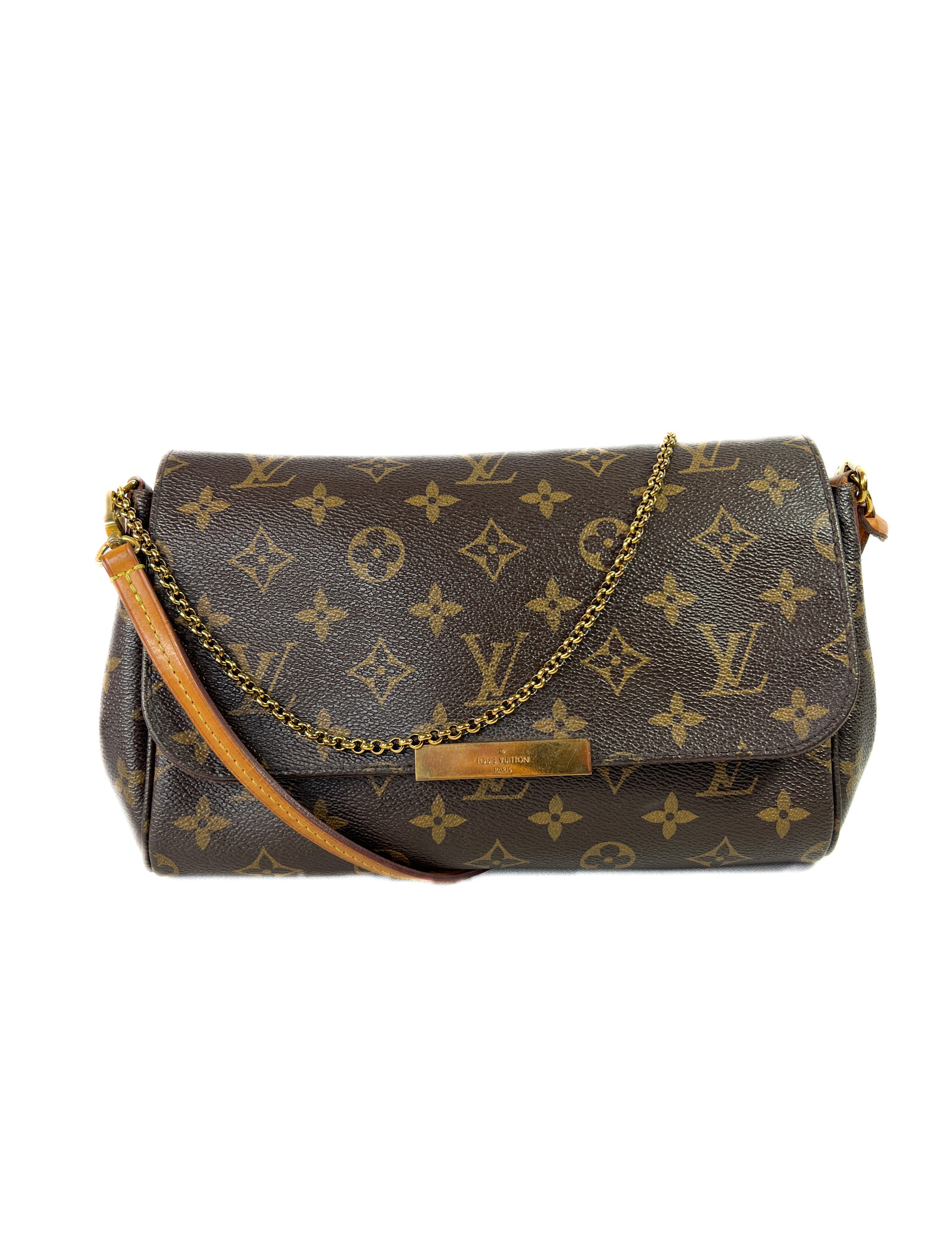 Louis Vuitton Favorite MM Monogram crossbody Bag With New Strap (Never Used)