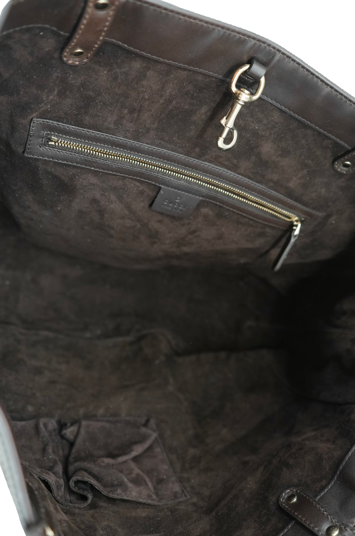Gucci brown Python Craft tote 002123