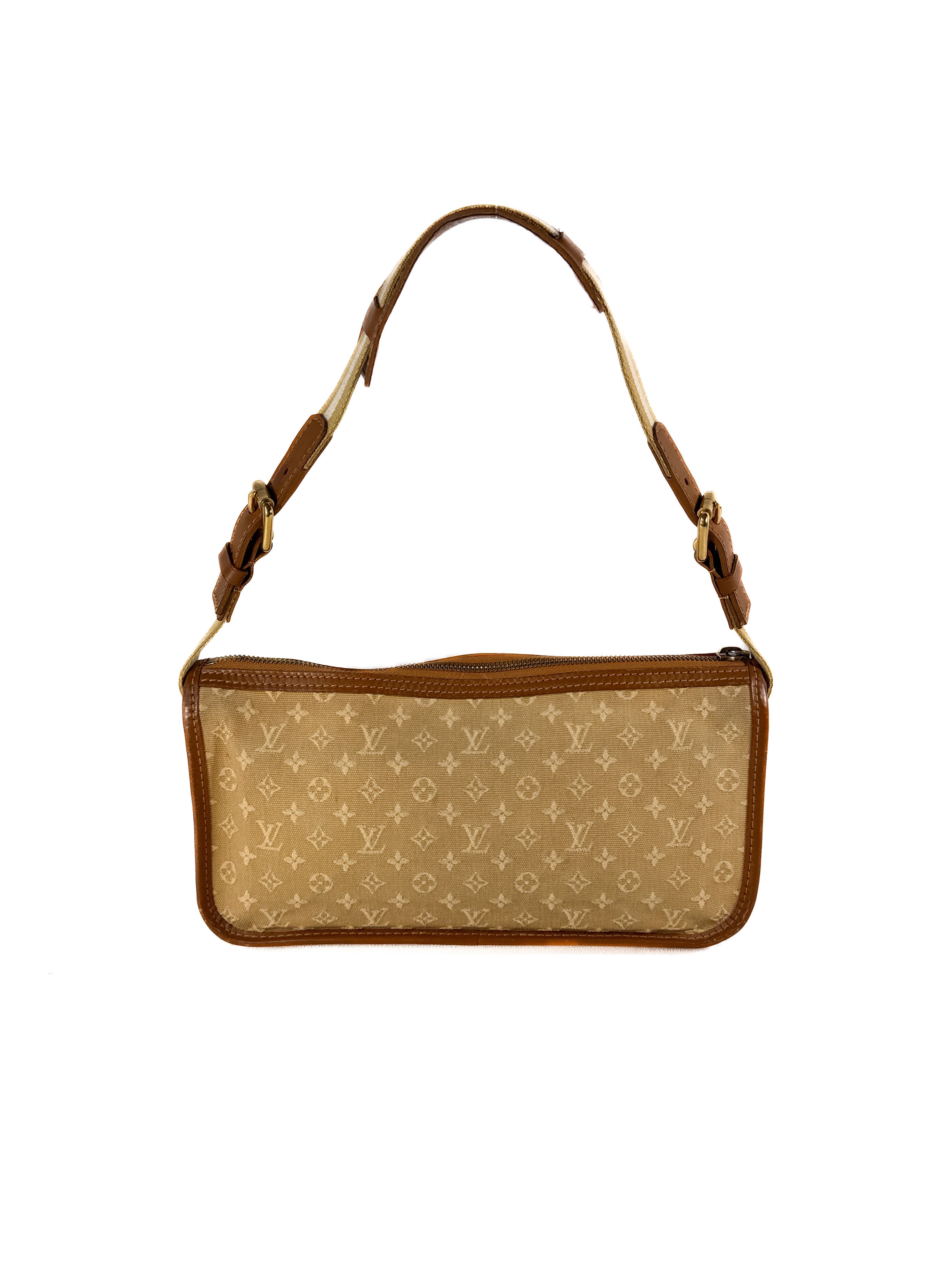 Louis Vuitton beige monogram mini pochette Kathleen TH0074
