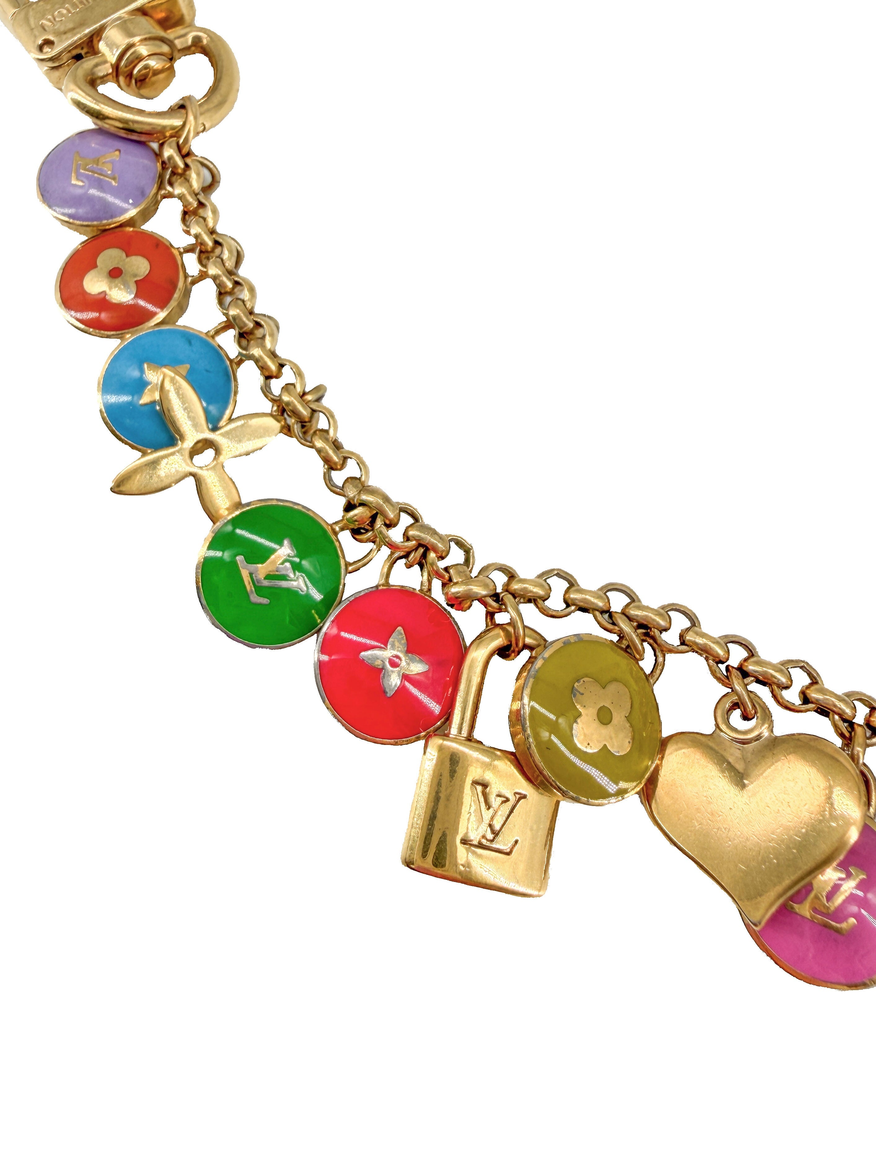 Louis Vuitton Porte Cles Chainne Pastille bag charm