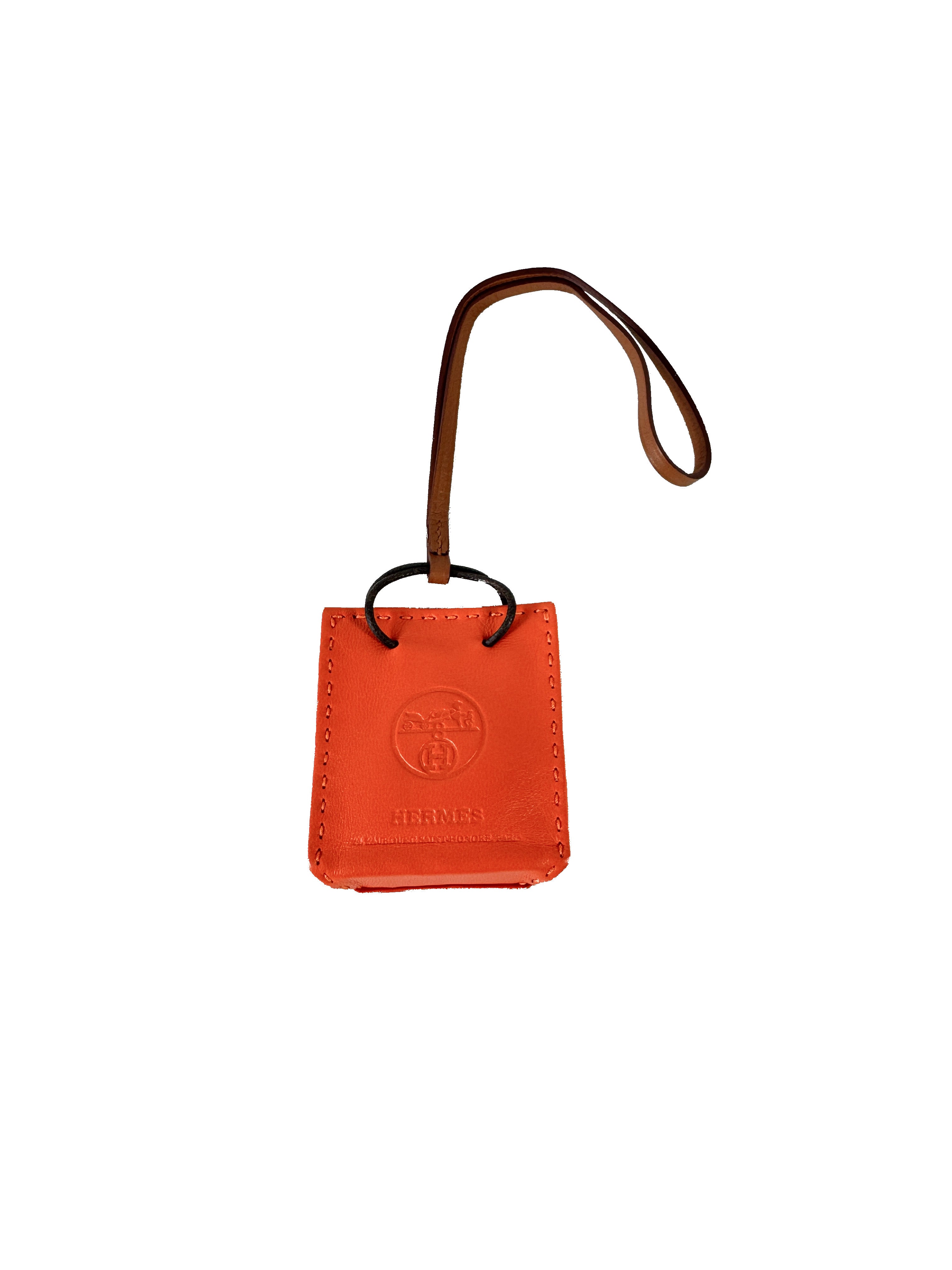 Hermès Milo Lambskin Swift Shopping Bag Charm